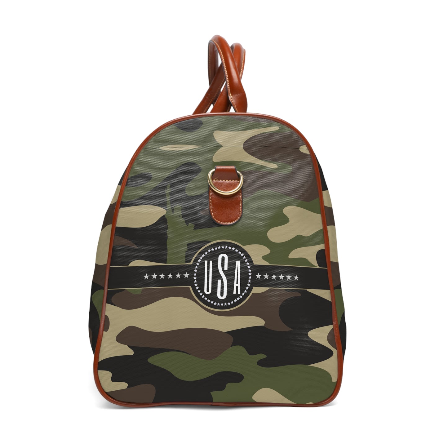 USA Camo Waterproof Travel Bag