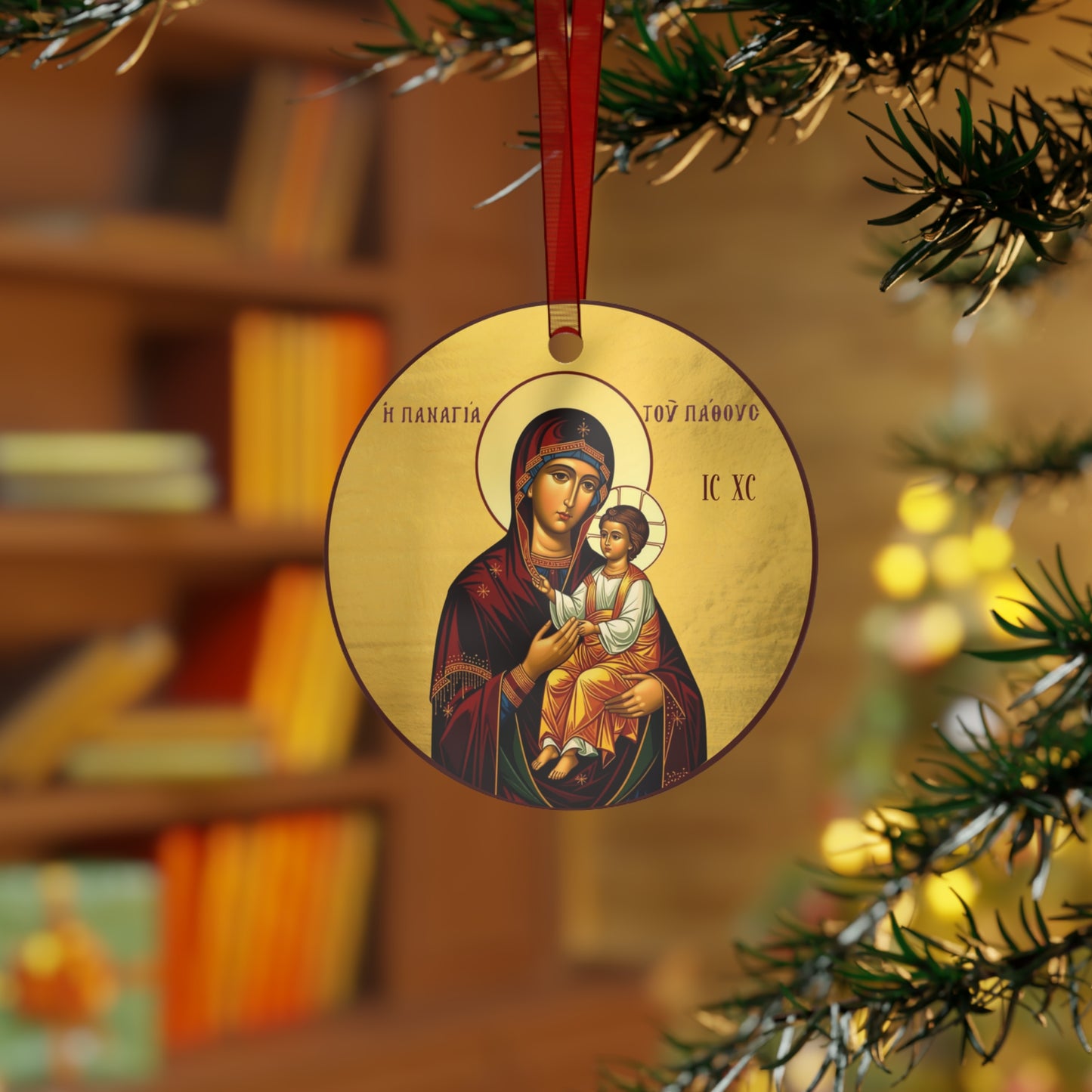 Byzantine Nativity and Theotokos Christmas Decoration GOYA