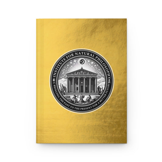 Institute Natural Philosophy Gold Hardcover Journal Matte