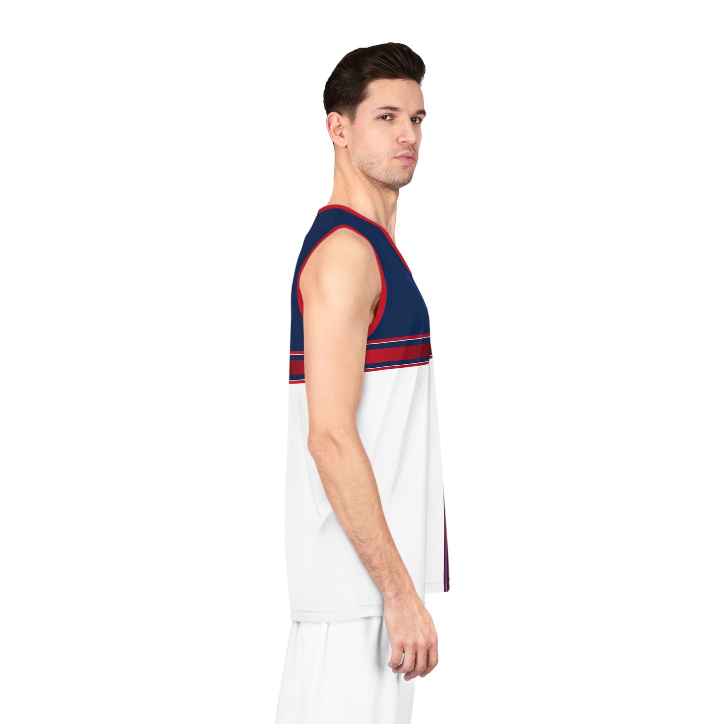 USA White Blue Red Washington Basketball Jersey