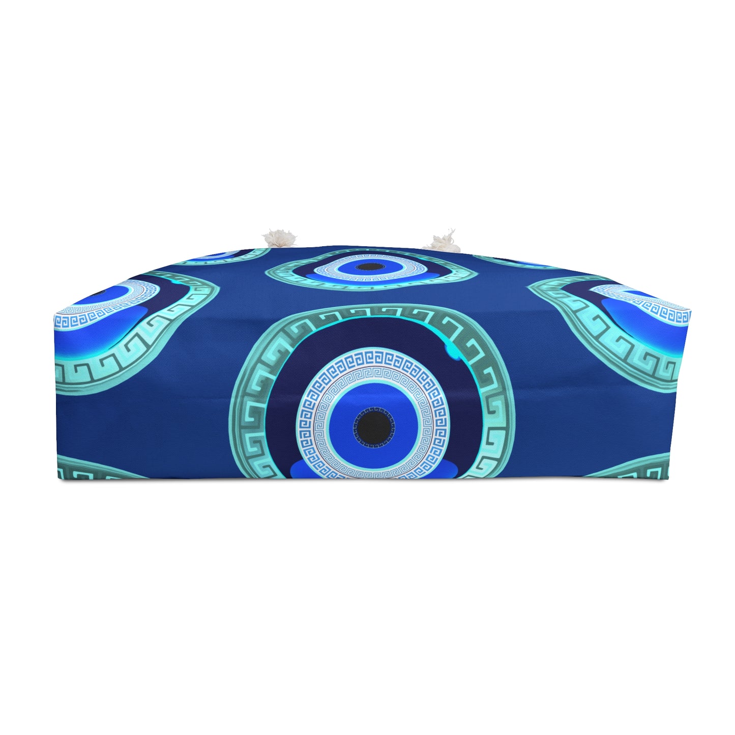 Blue White Mati Evil Eye Weekender Bag