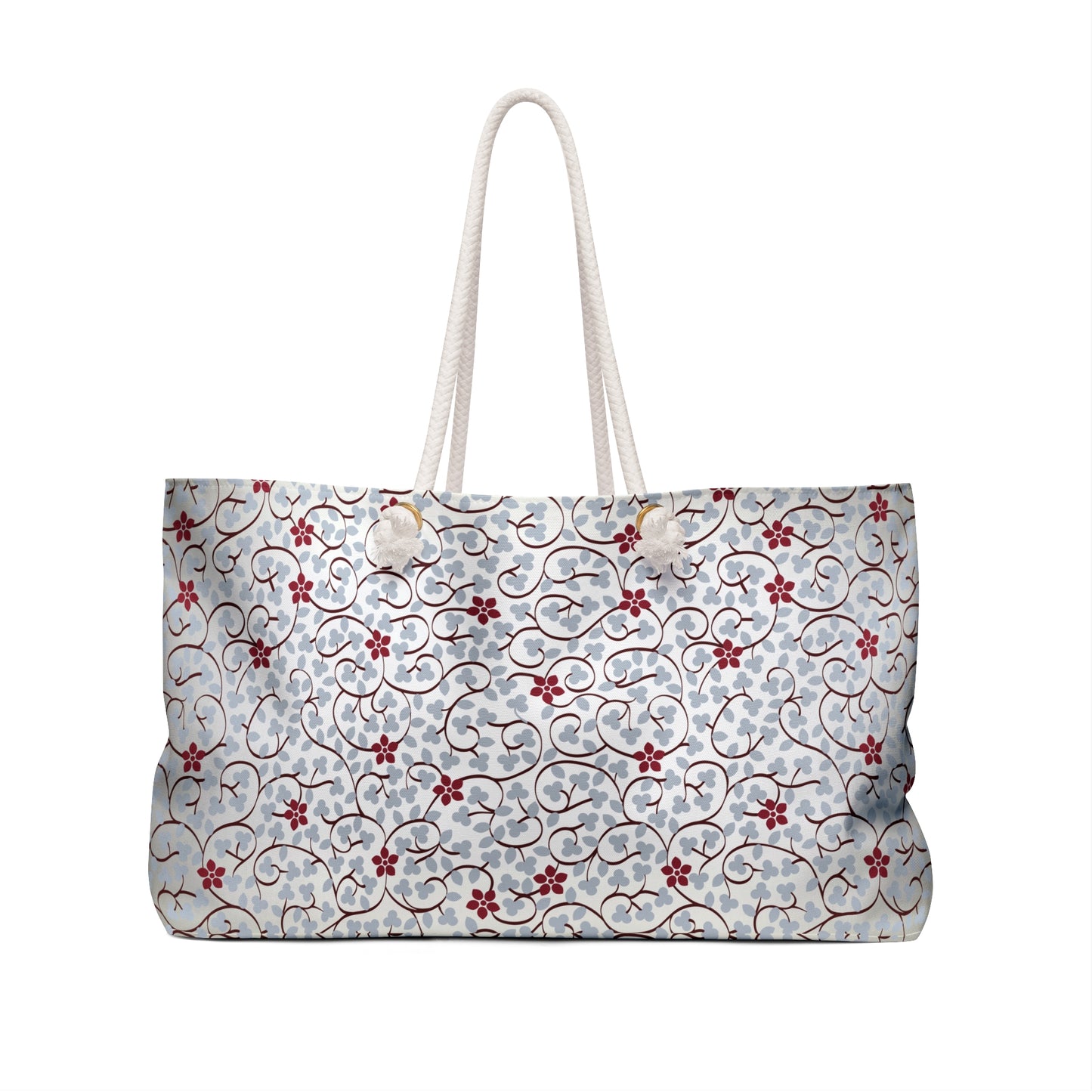 Floral Cream Weekender Bag