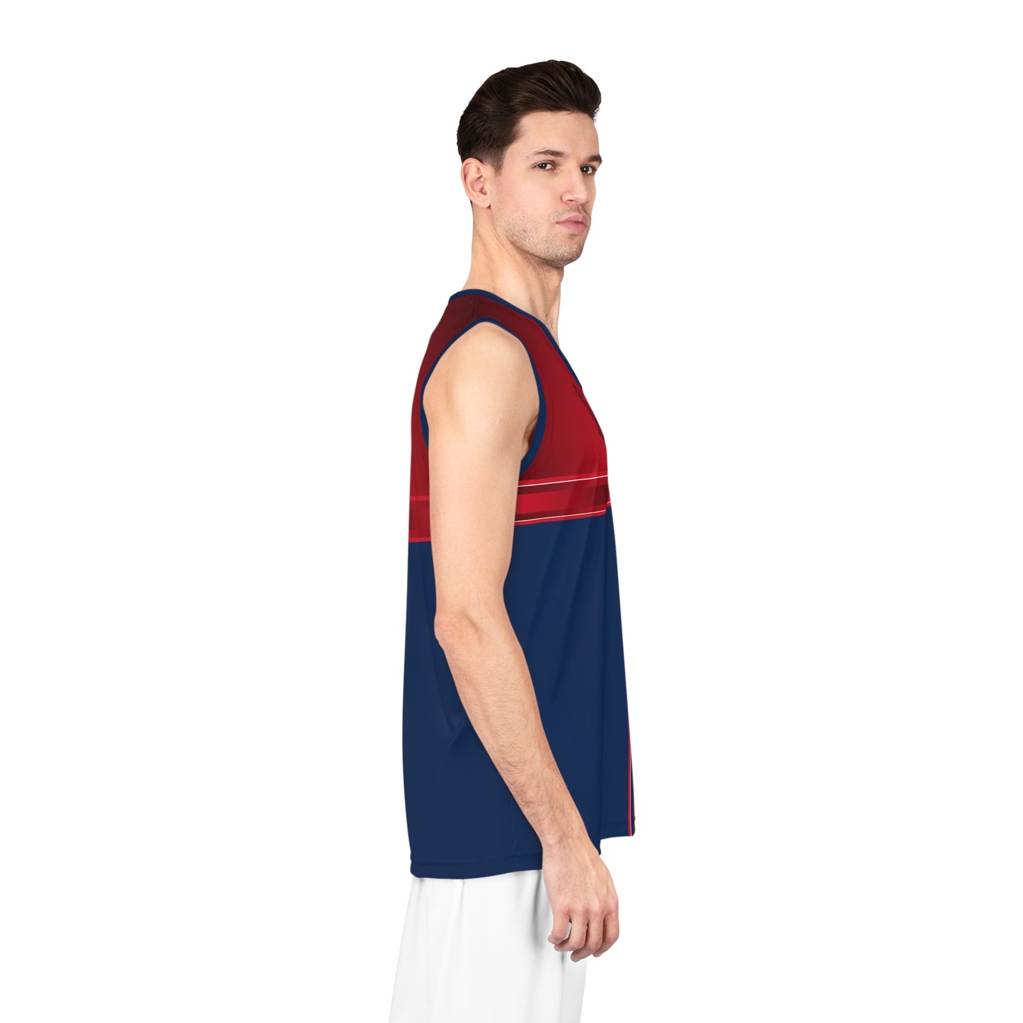 USA Red Blue White Washington Basketball Jersey