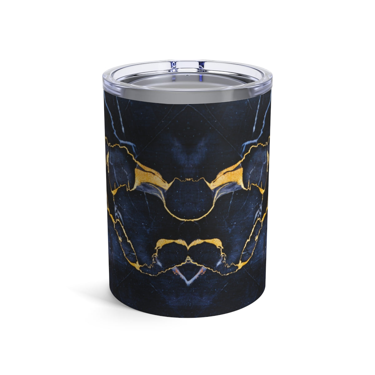 Mati Evil Eye Gold Blue Marble Tumbler 10oz