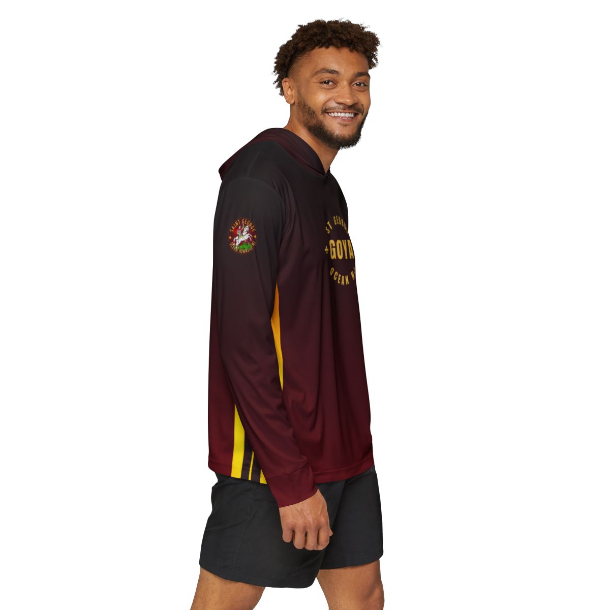 Saint George GOYA Maroon Sports Warmup Hoodie