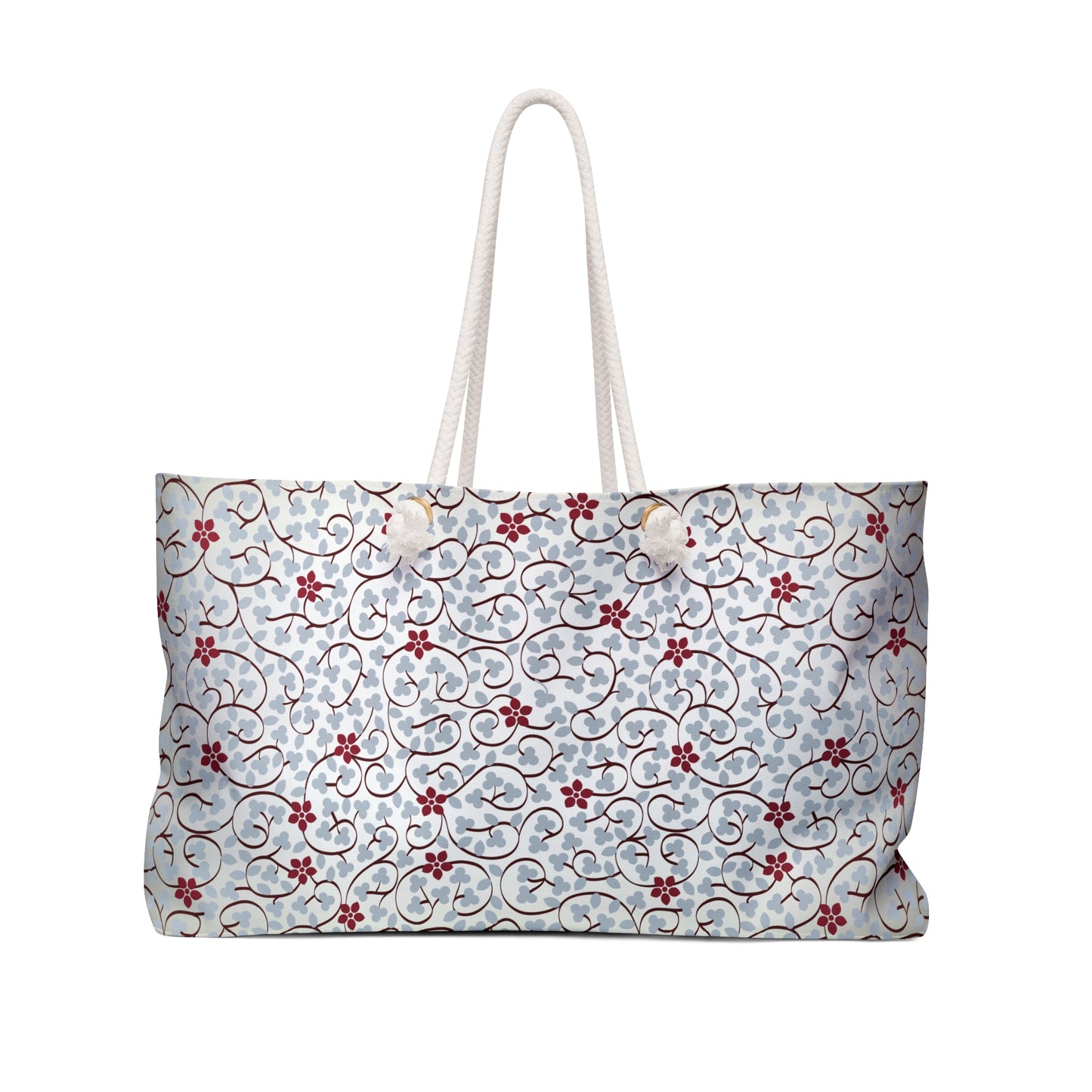 Floral Cream Weekender Bag