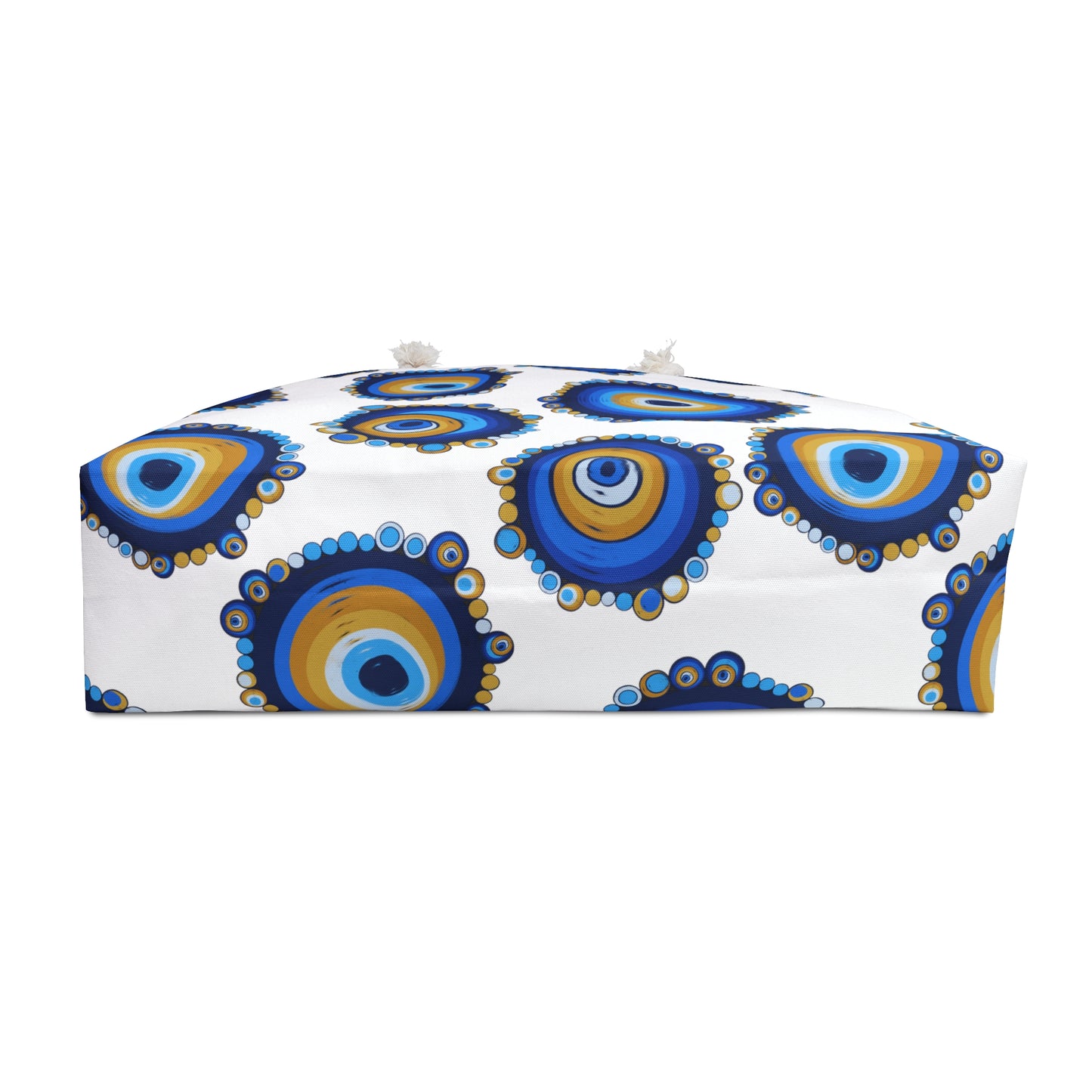 Mati Evil Eye White Weekender Bag