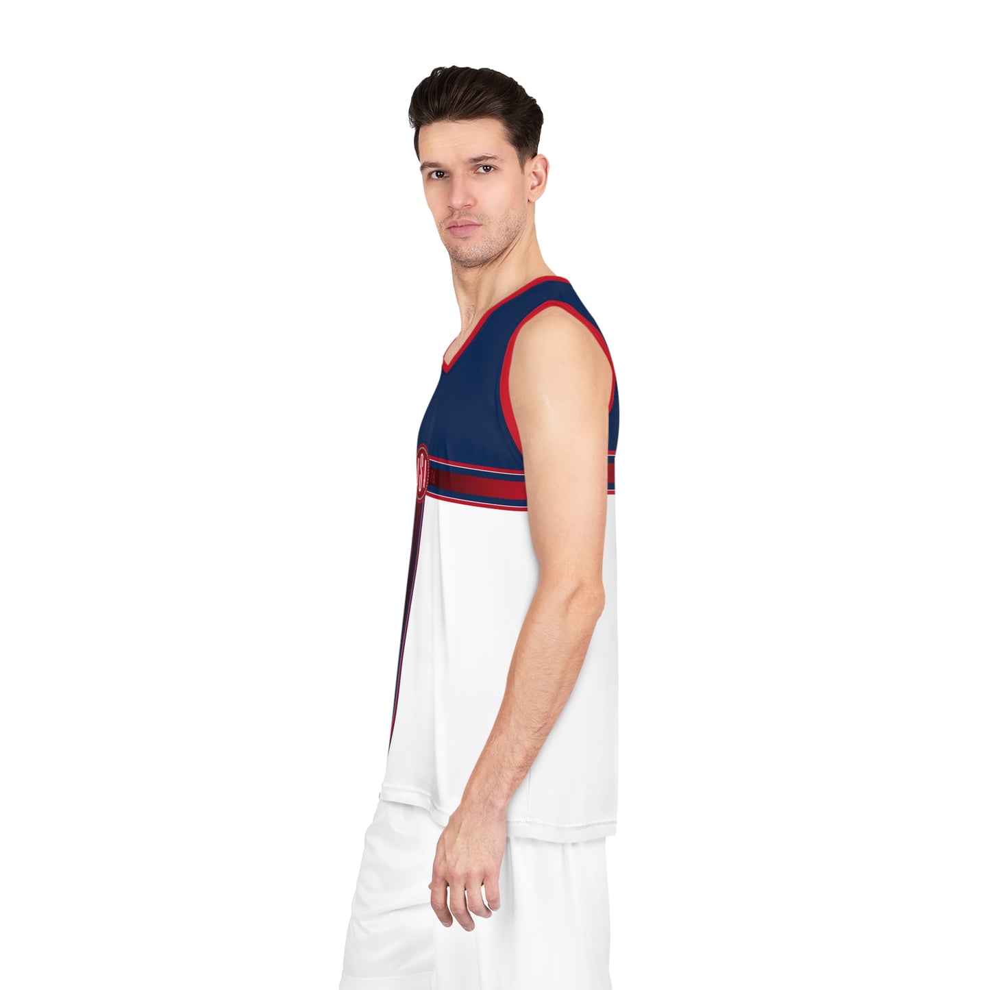 USA White Blue Red Washington Basketball Jersey