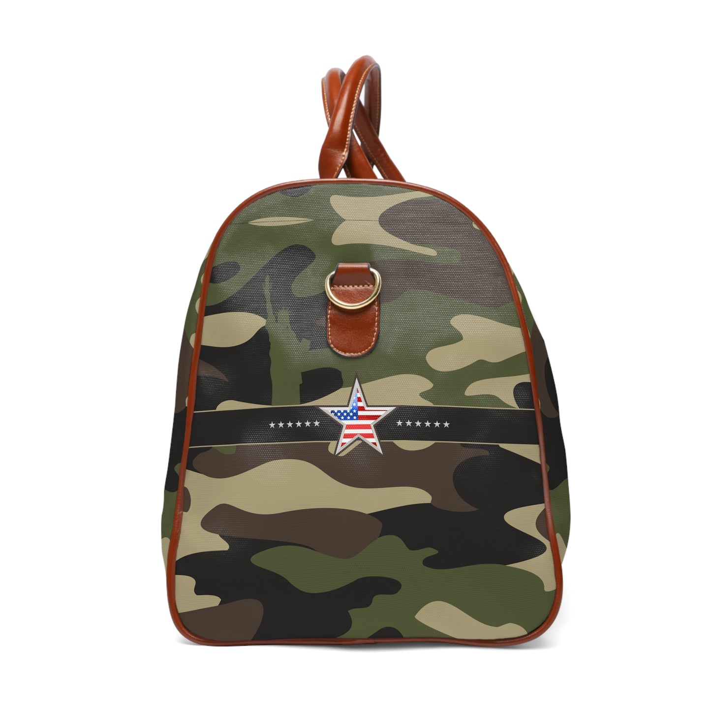 USA Camo Waterproof Travel Bag
