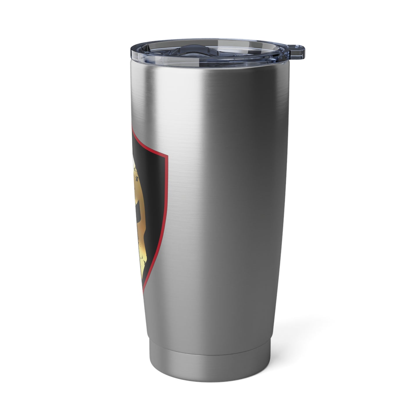 Spartan Shield Black Gold Vagabond 20oz Stainless Tumbler