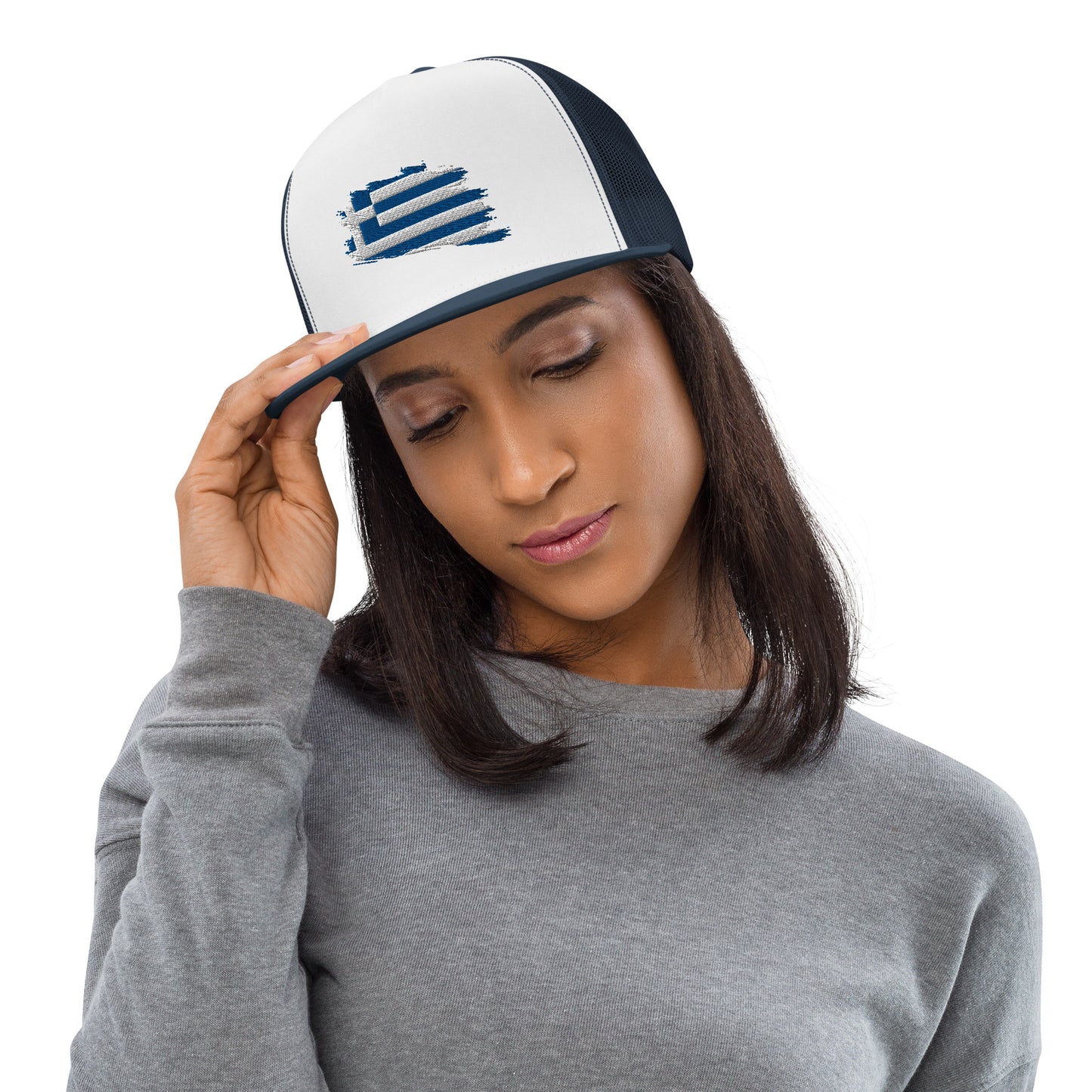 Ellas Greece Flag Artistic Trucker Cap