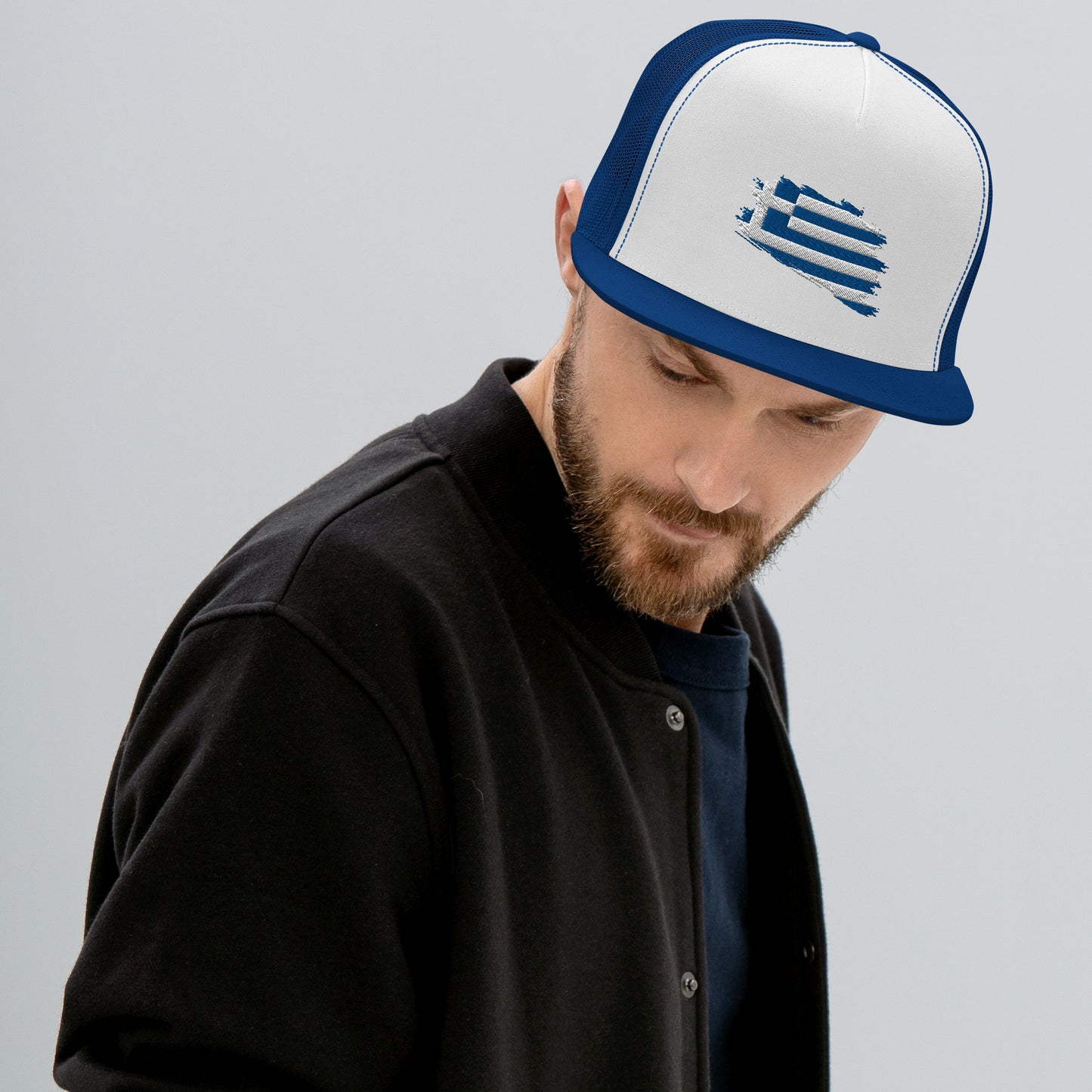 Ellas Greece Flag Artistic Trucker Cap