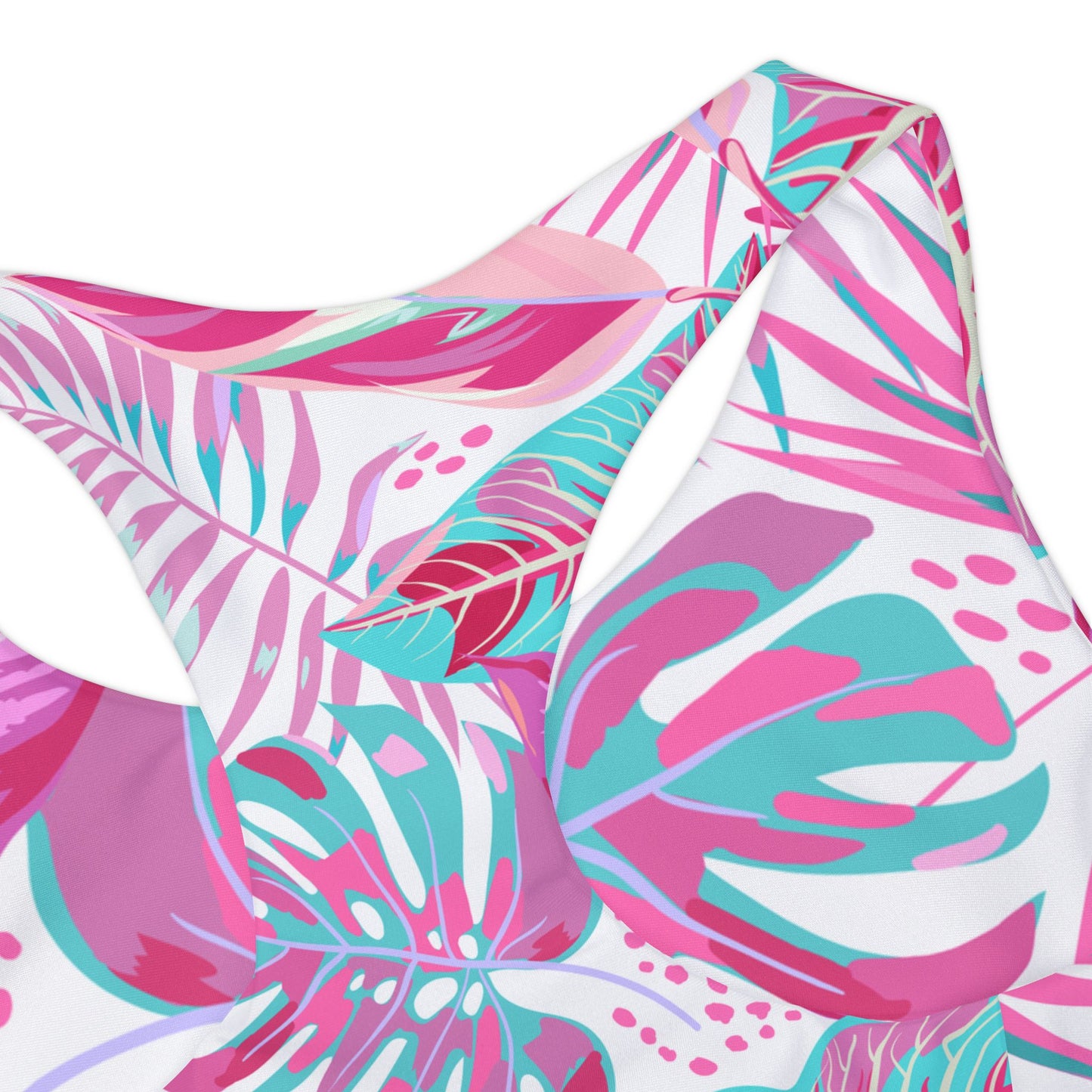 Tropical Neon Girls Two Piece Swimsuit