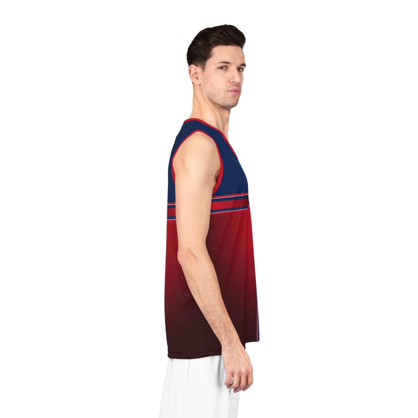 USA Red White Blue Washington Basketball Jersey