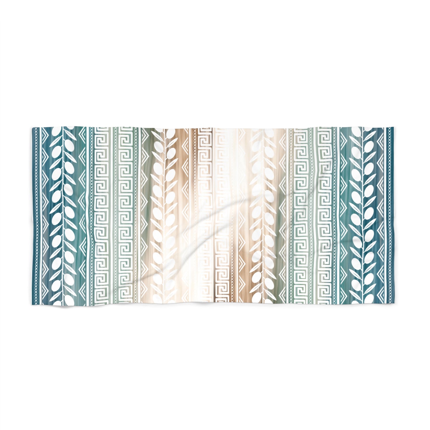 Sea Sand Greek Key Beach Towel