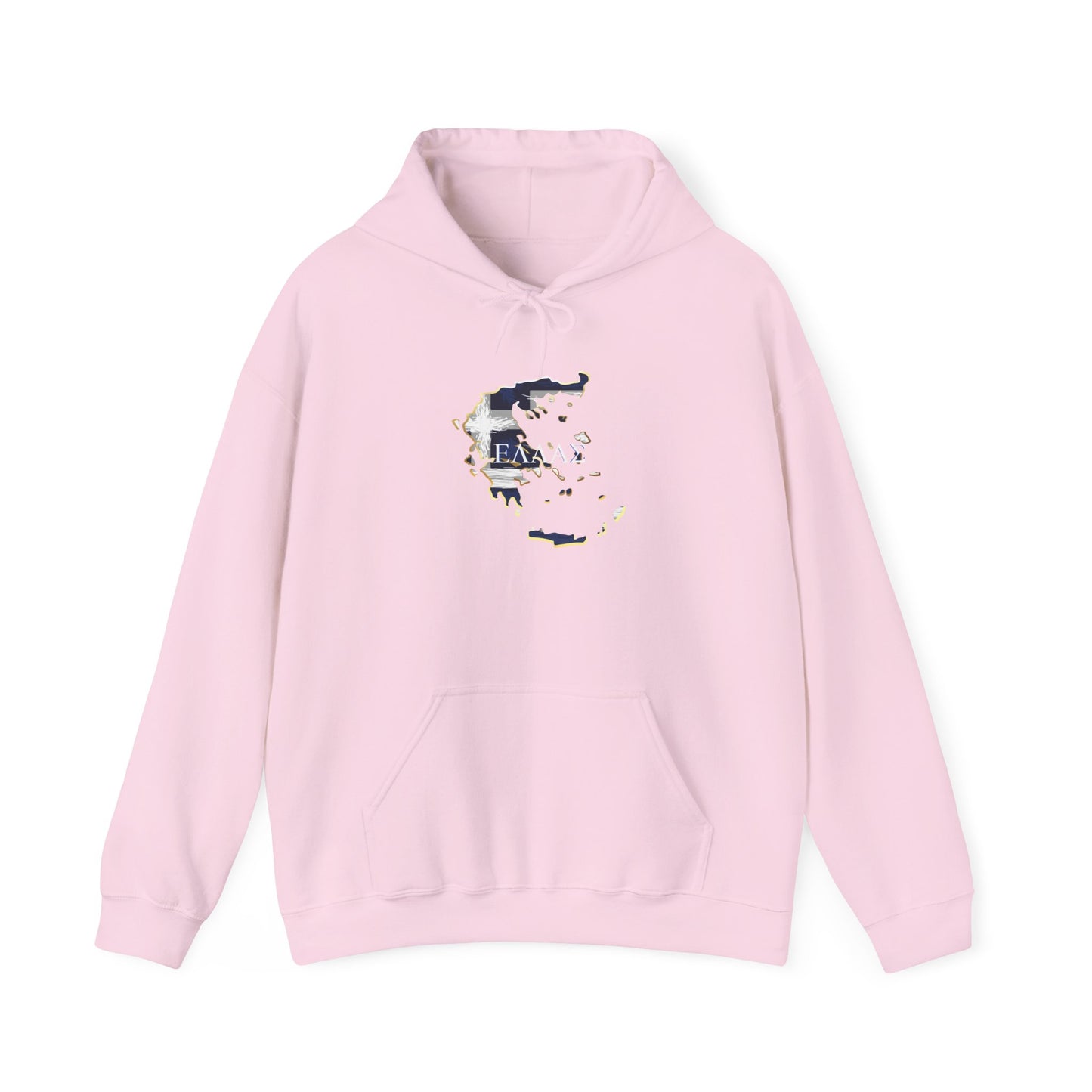 Greece Map Unisex Heavy Blend™ Hooded Sweatshirt