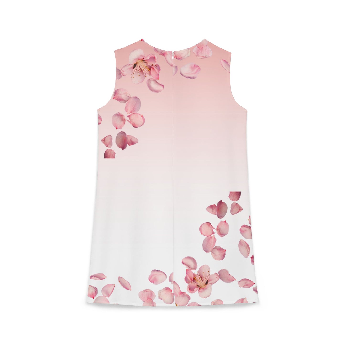 Pink Floral A-line Sleeveless Dress Kiki Collection