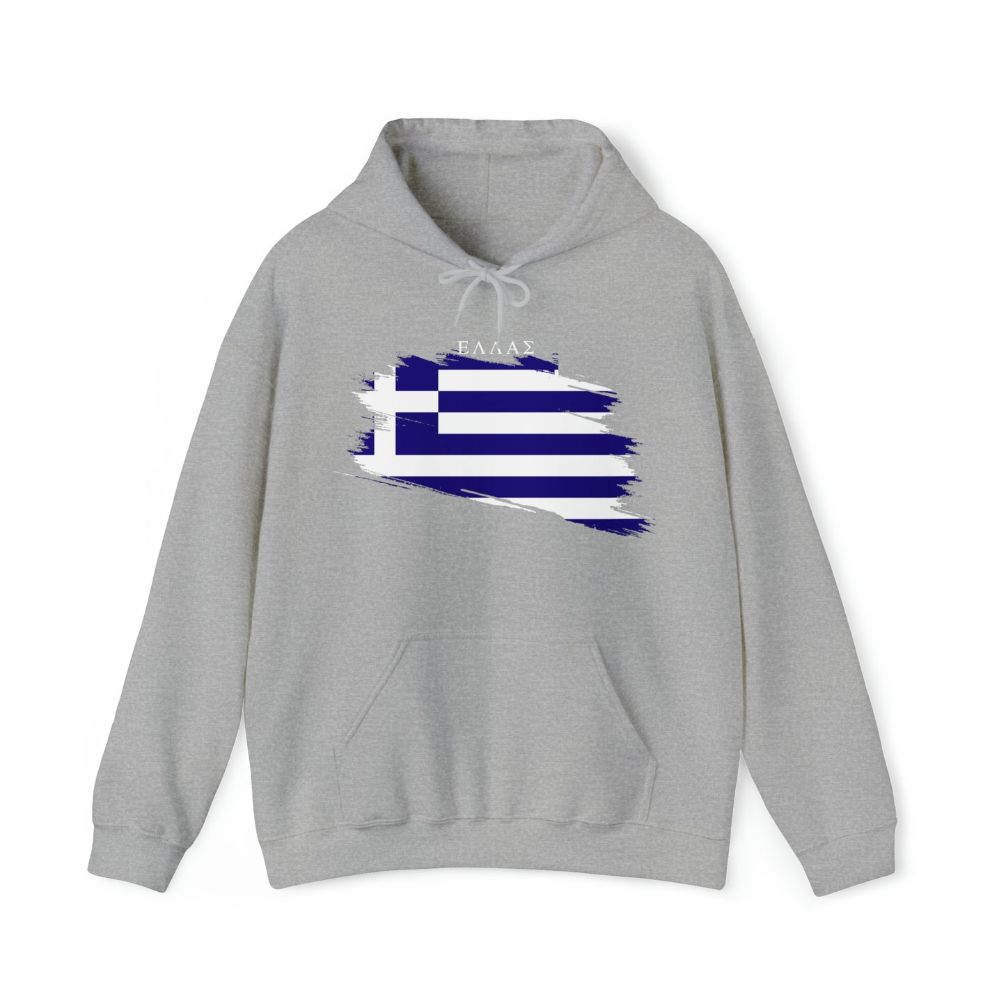 Ellas Greece Flag Artistic Unisex Heavy Blend™ Hooded Sweatshirt