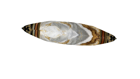 White Gold Stone Greek Keys Premium Pillow