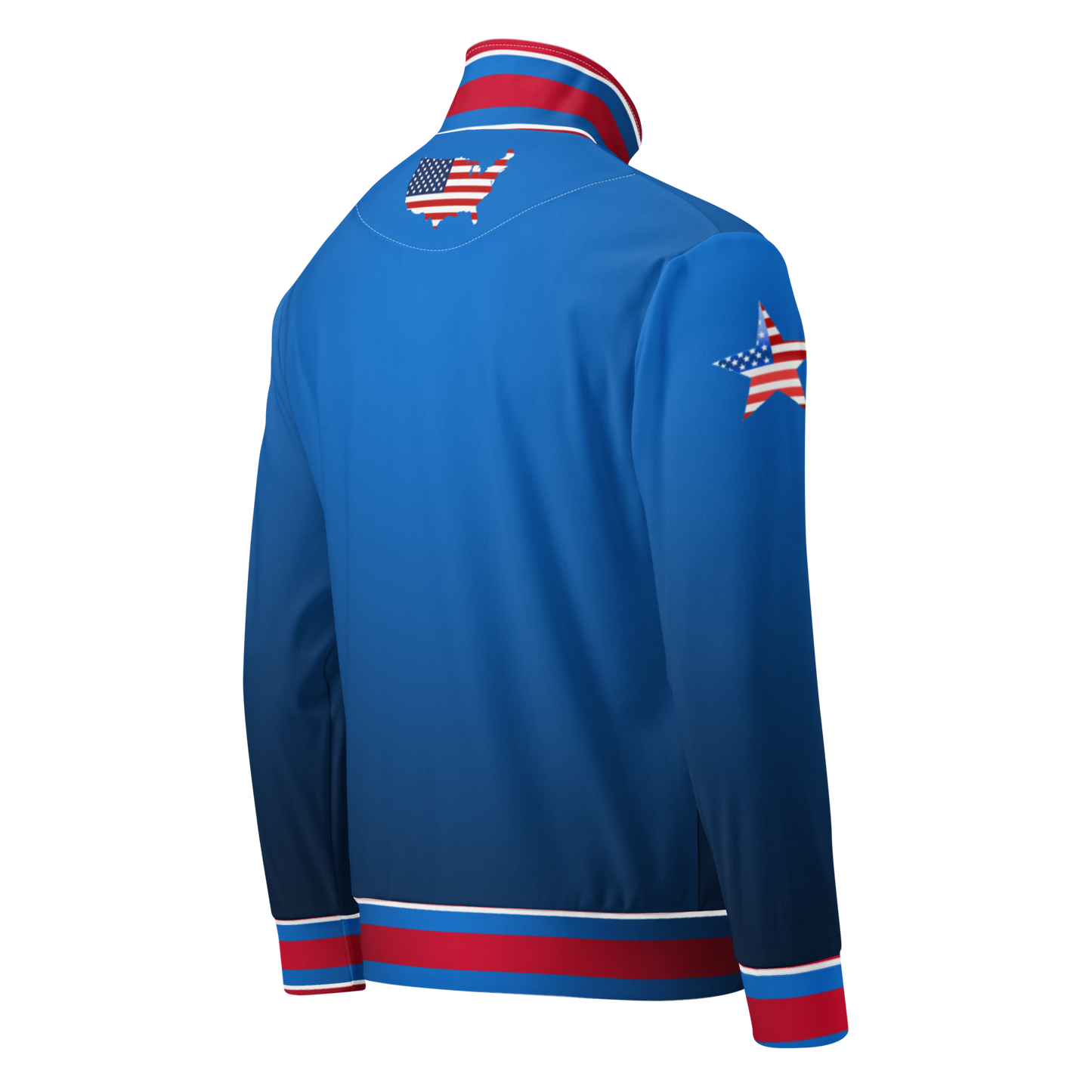 USA Blue Unisex Track Jacket