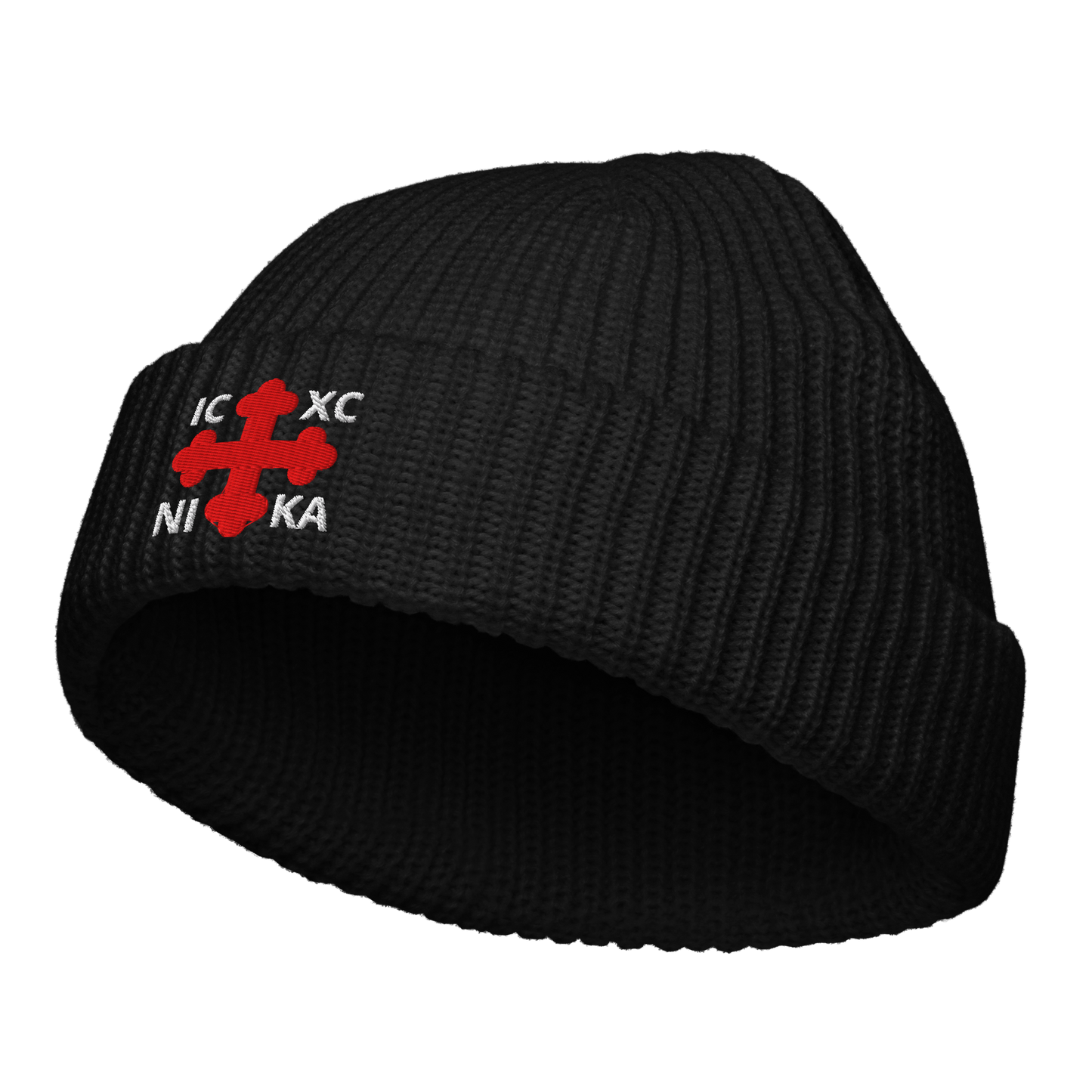 Greek Orthodox Cross Fisherman beanie