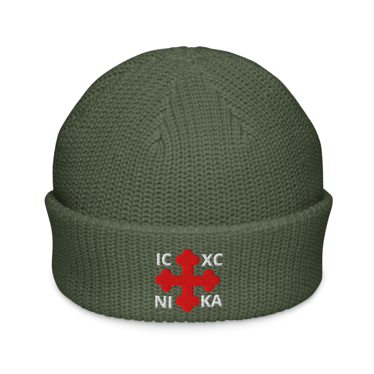 Greek Orthodox Cross Fisherman beanie