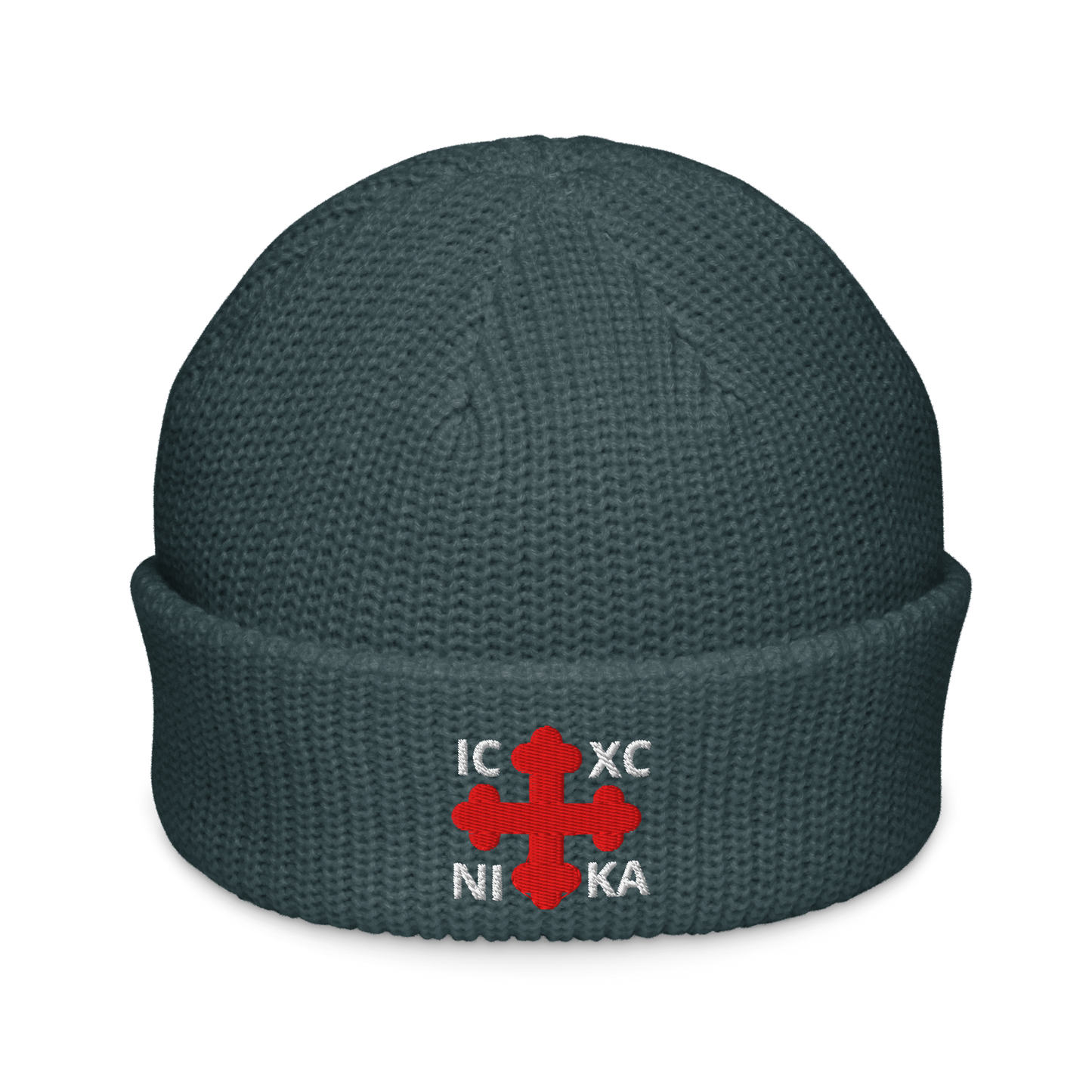 Greek Orthodox Cross Fisherman beanie