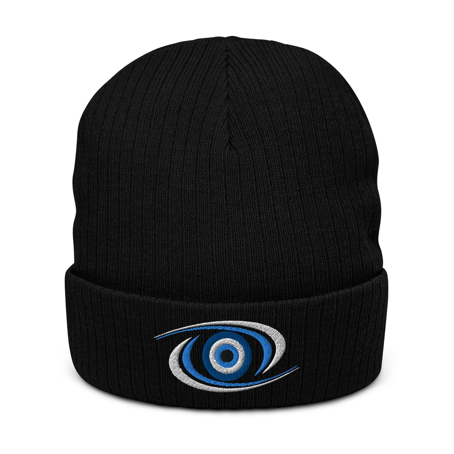 Mati Evil Eye Ribbed knit beanie