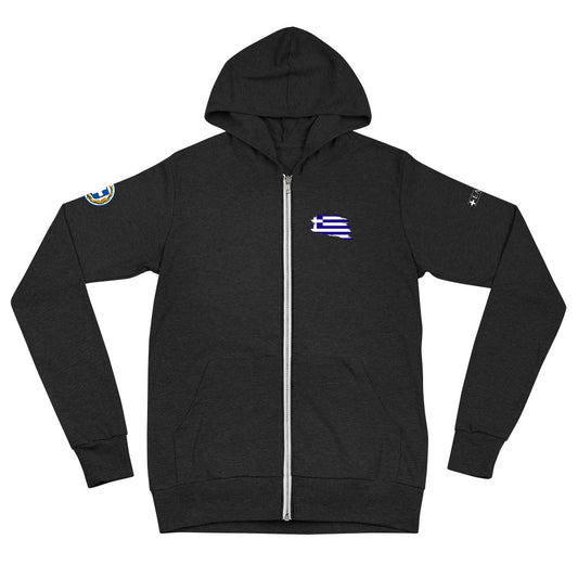 Ellas Greece Unisex zip hoodie