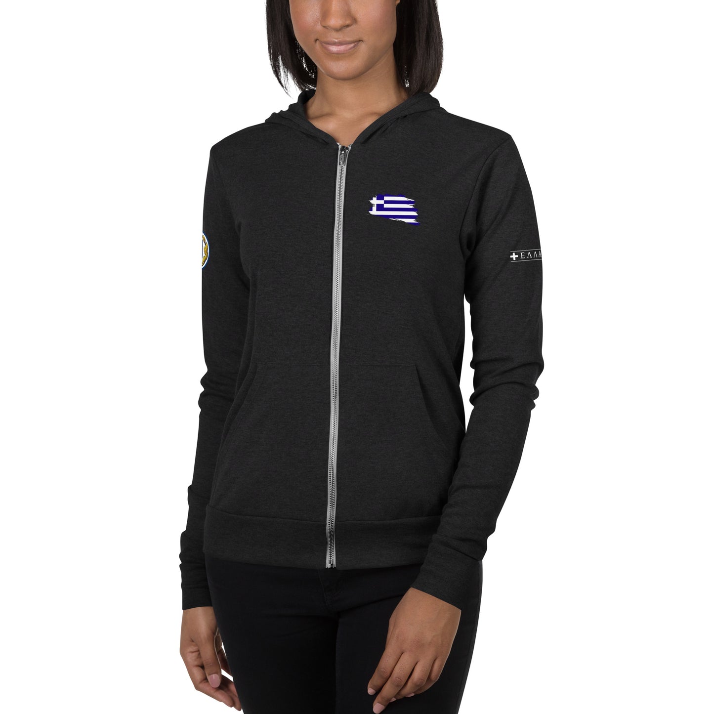 Ellas Greece Unisex zip hoodie