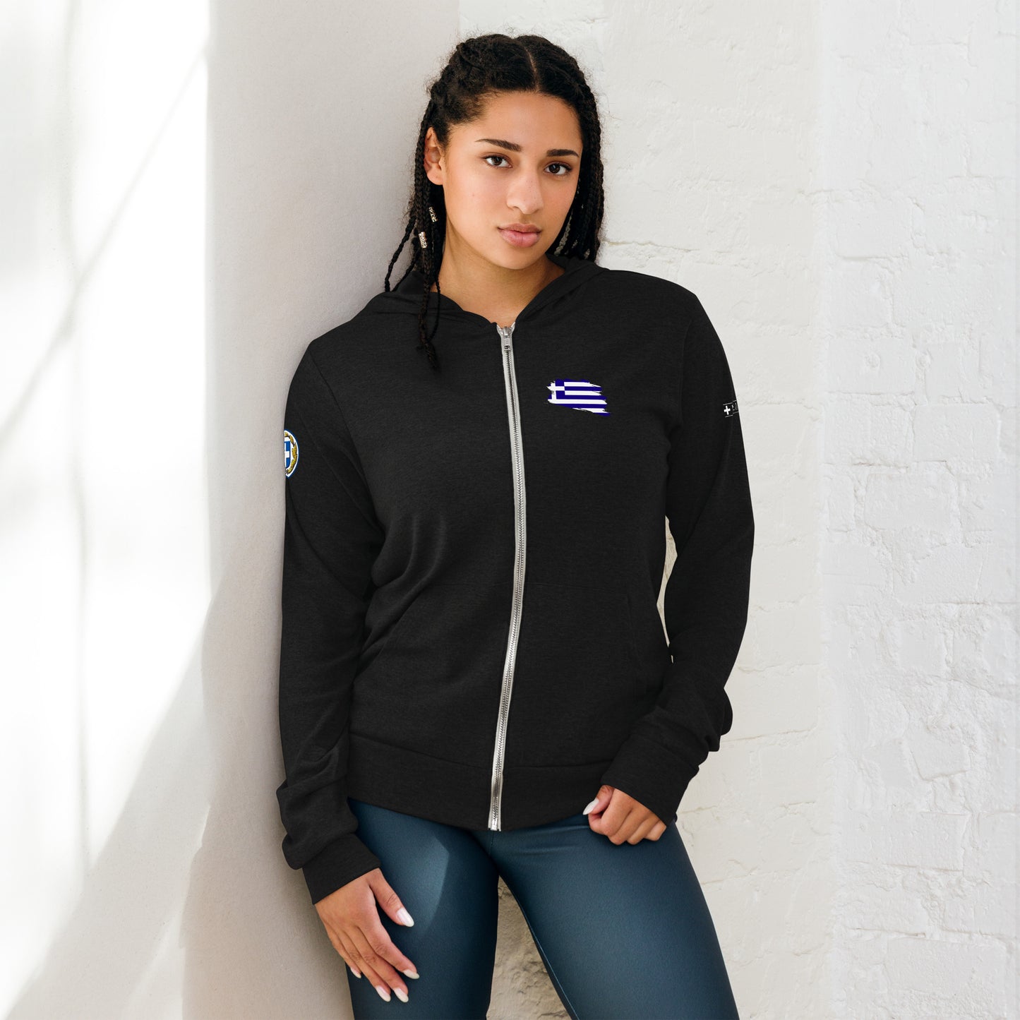 Ellas Greece Unisex zip hoodie