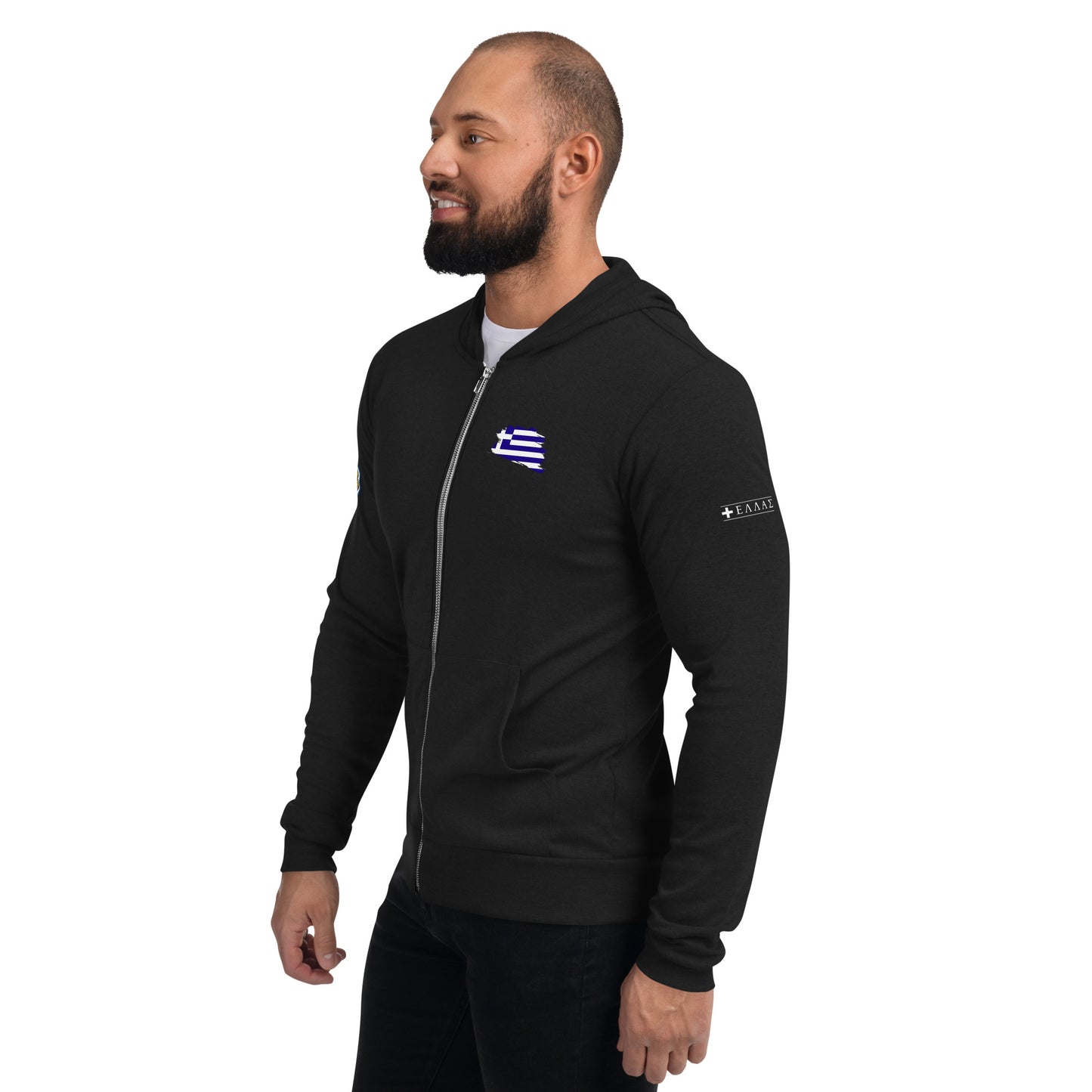 Ellas Greece Unisex zip hoodie