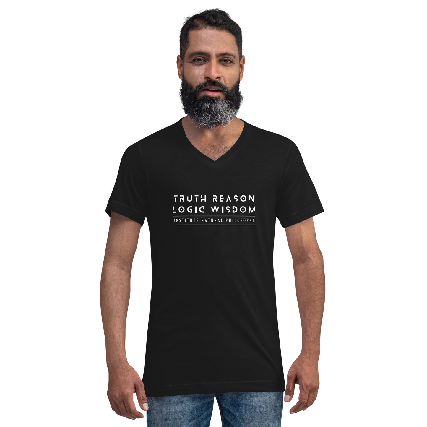 Truth Reason Logic Wisdom Short Sleeve V-Neck T-Shirt