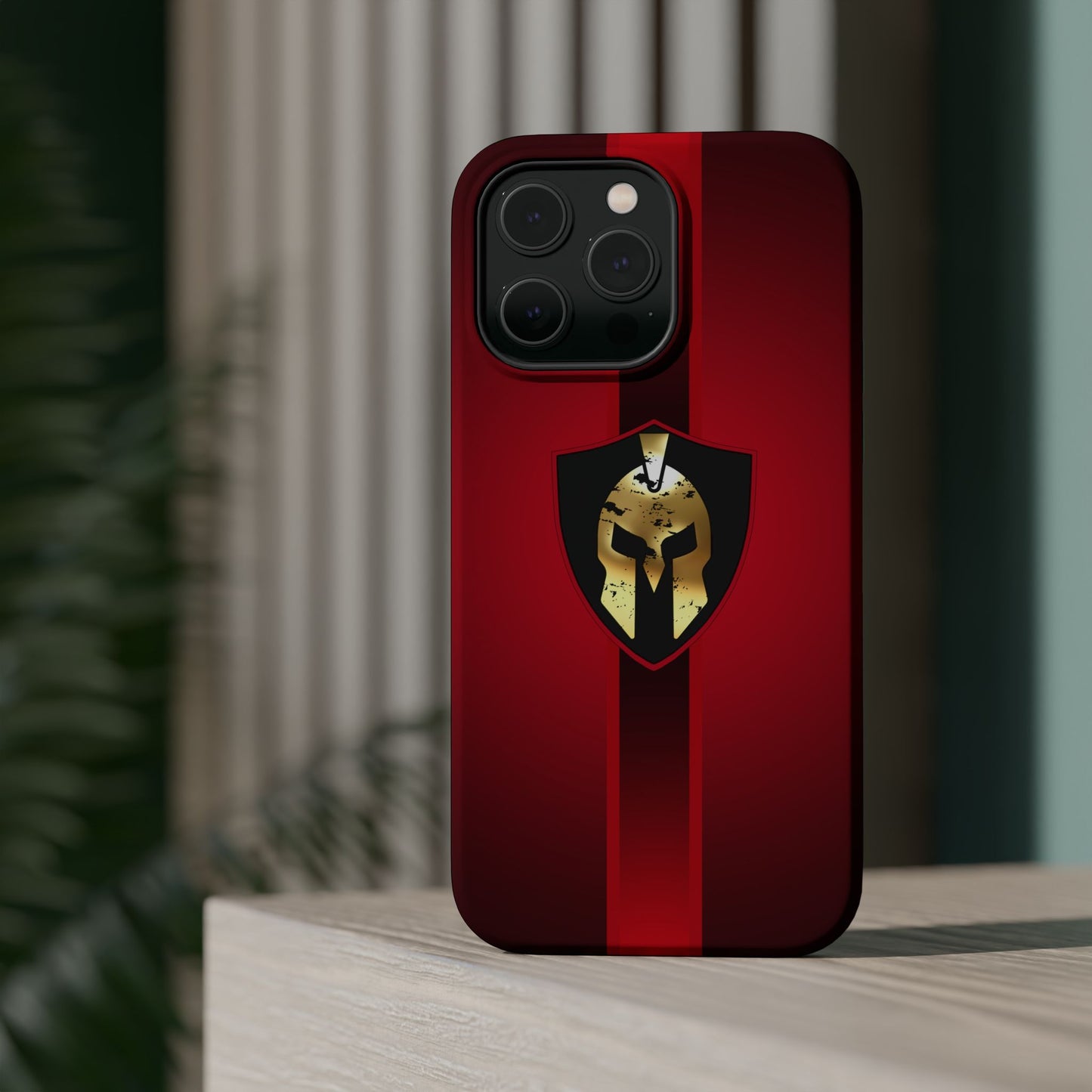 Spartan Helmet Magnetic Impact-Resistant Phone Case