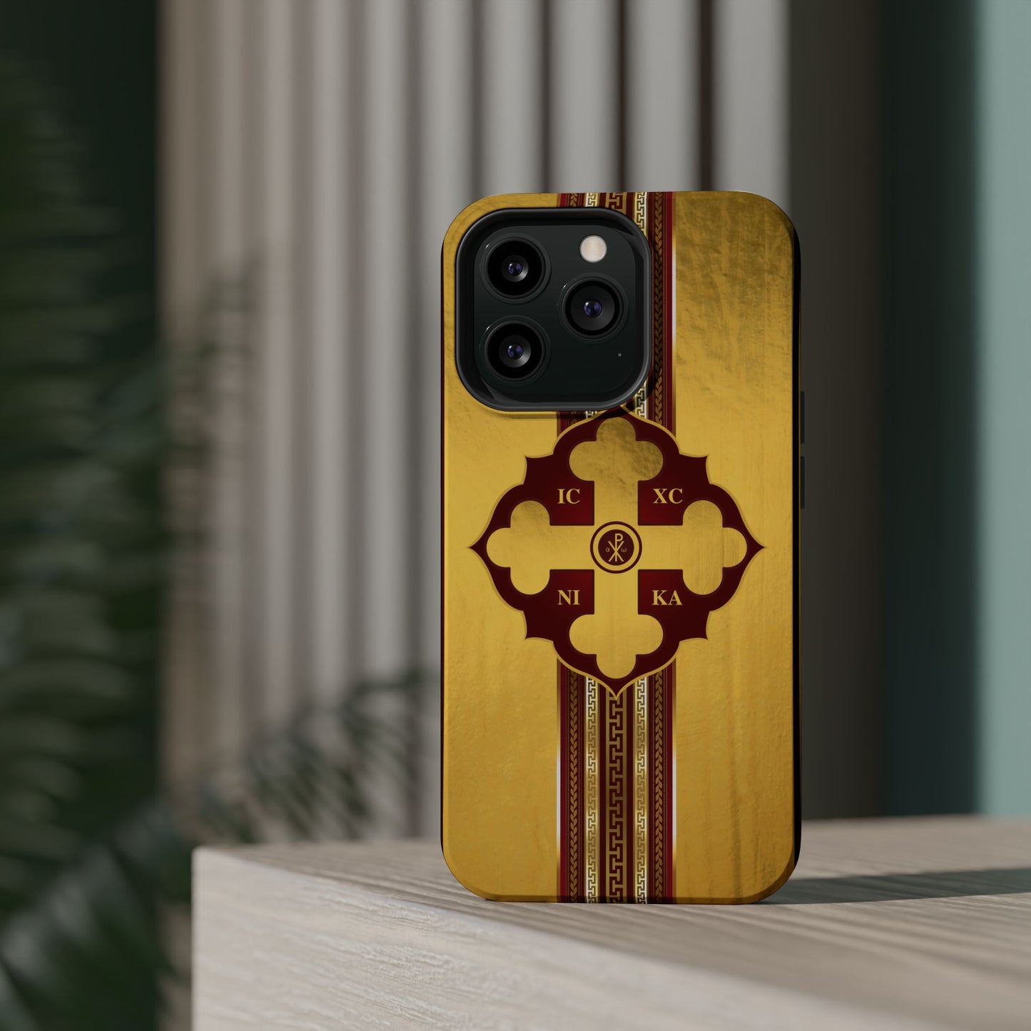 Greek Orthodox Cross Magnetic Impact-Resistant Phone Case