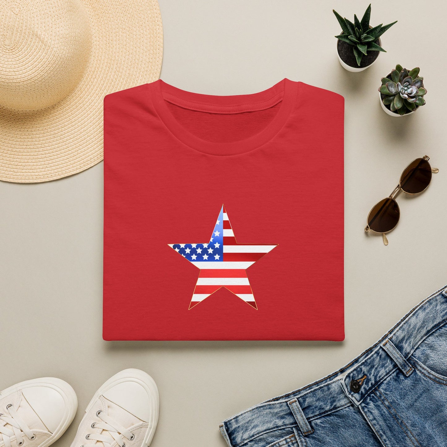 American Flag Star T-Shirt