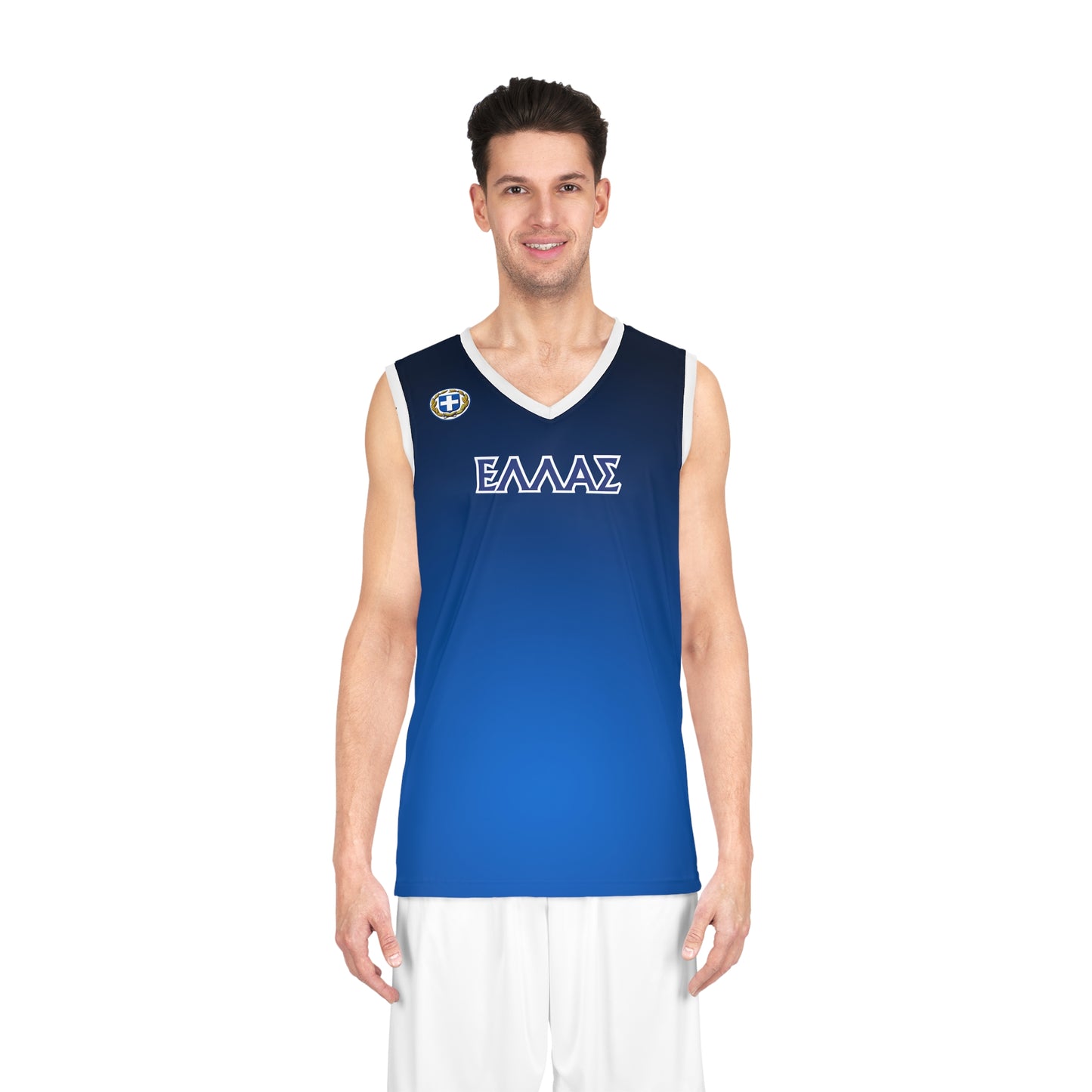 Ellas Blue Basketball Jersey GOYA