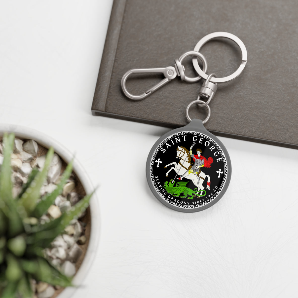 St. George Designs Saint George Keychain – Yiorgos Designs
