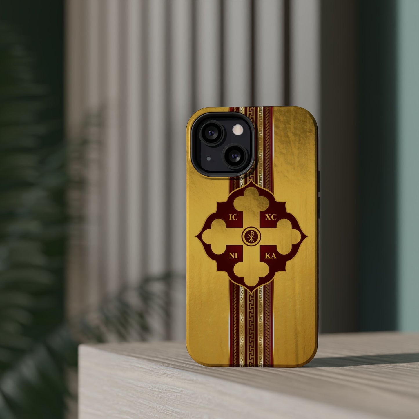Greek Orthodox Cross Magnetic Impact-Resistant Phone Case
