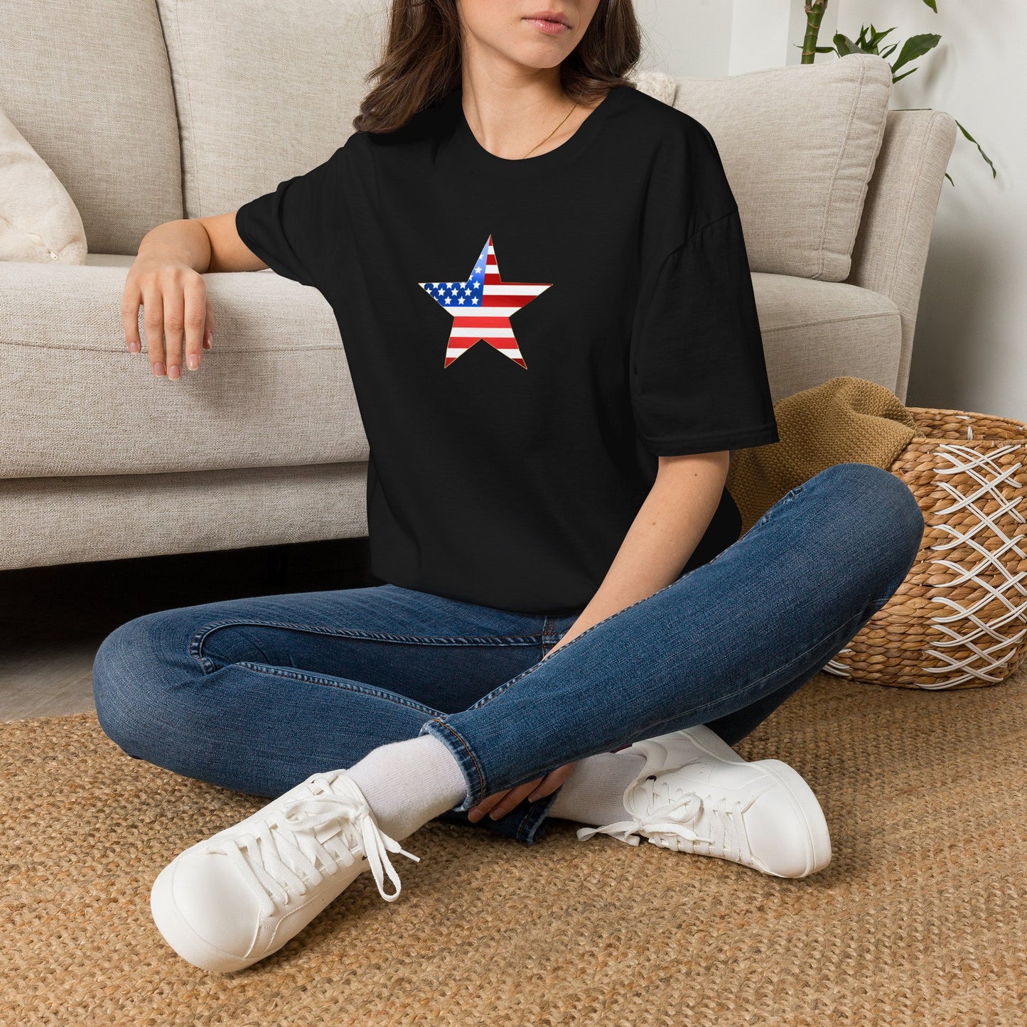 American Flag Star T-Shirt