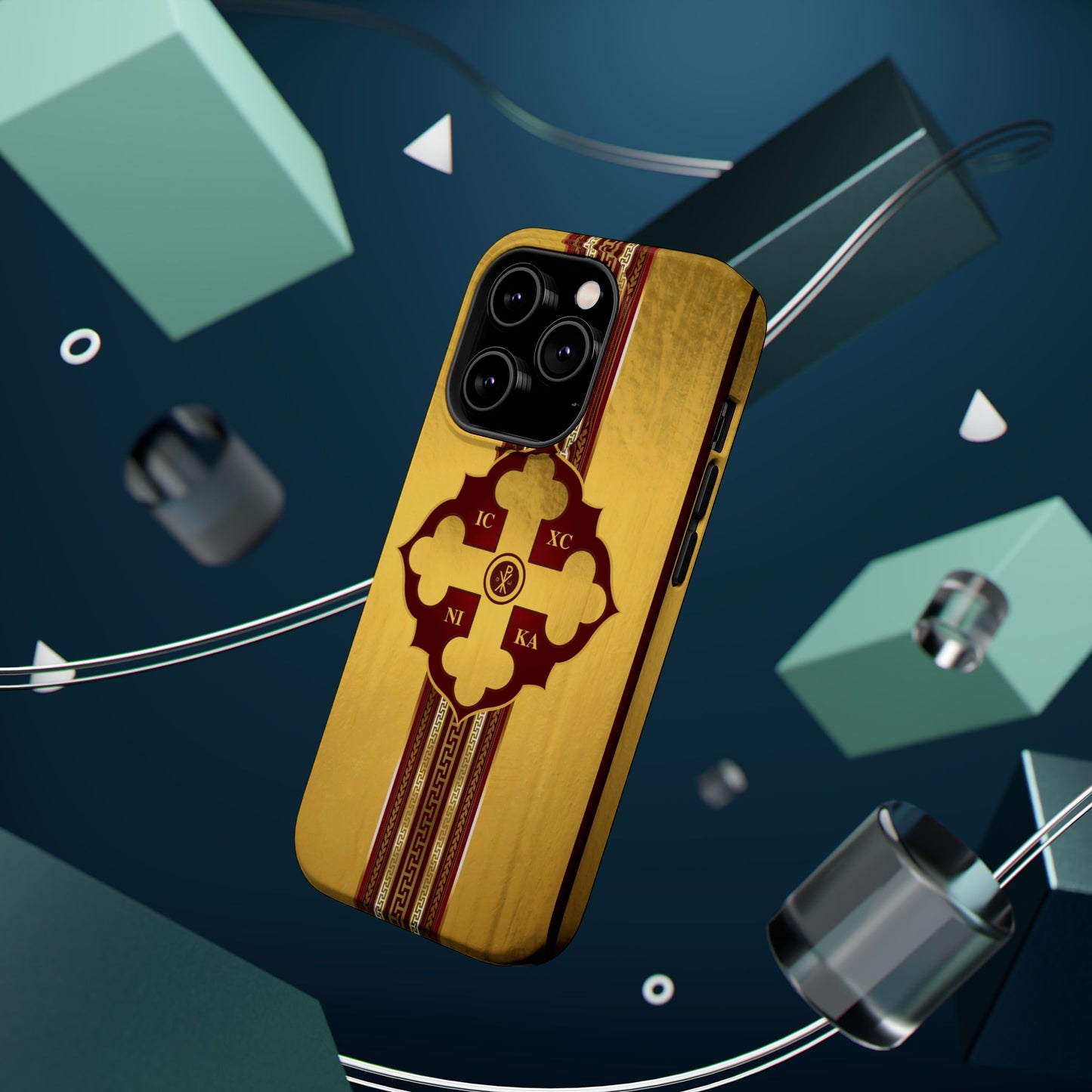 Greek Orthodox Cross Magnetic Impact-Resistant Phone Case