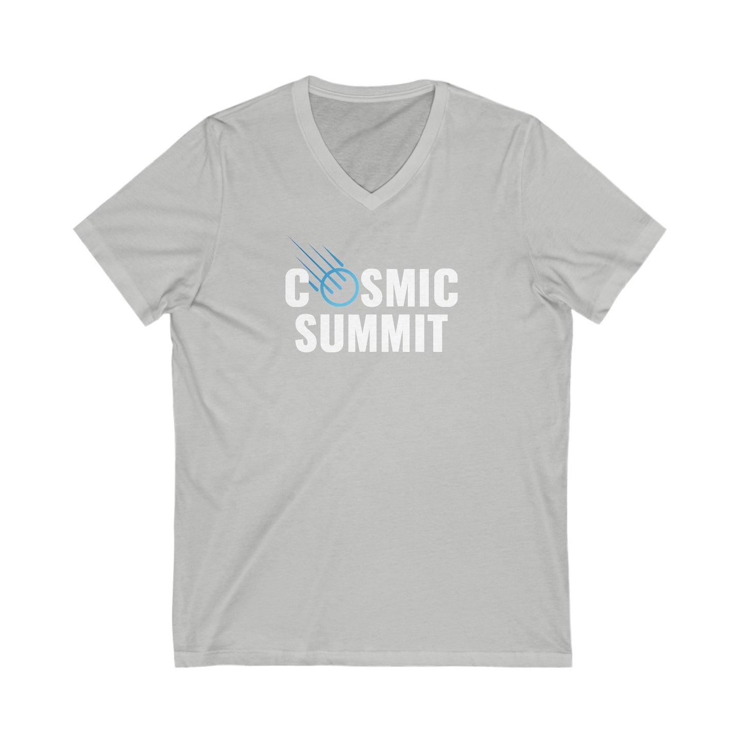 Cosmic Summit Unisex Jersey Short Sleeve V-Neck Tee