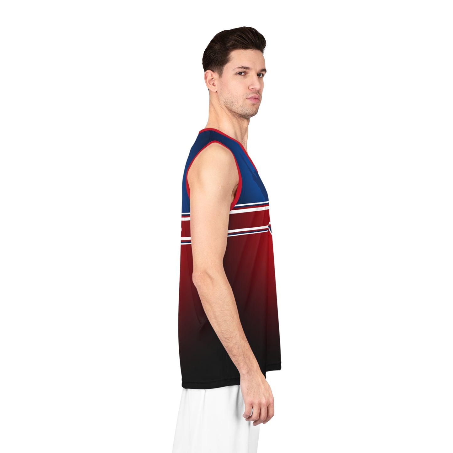 USA Red Blue Washington Basketball Jersey