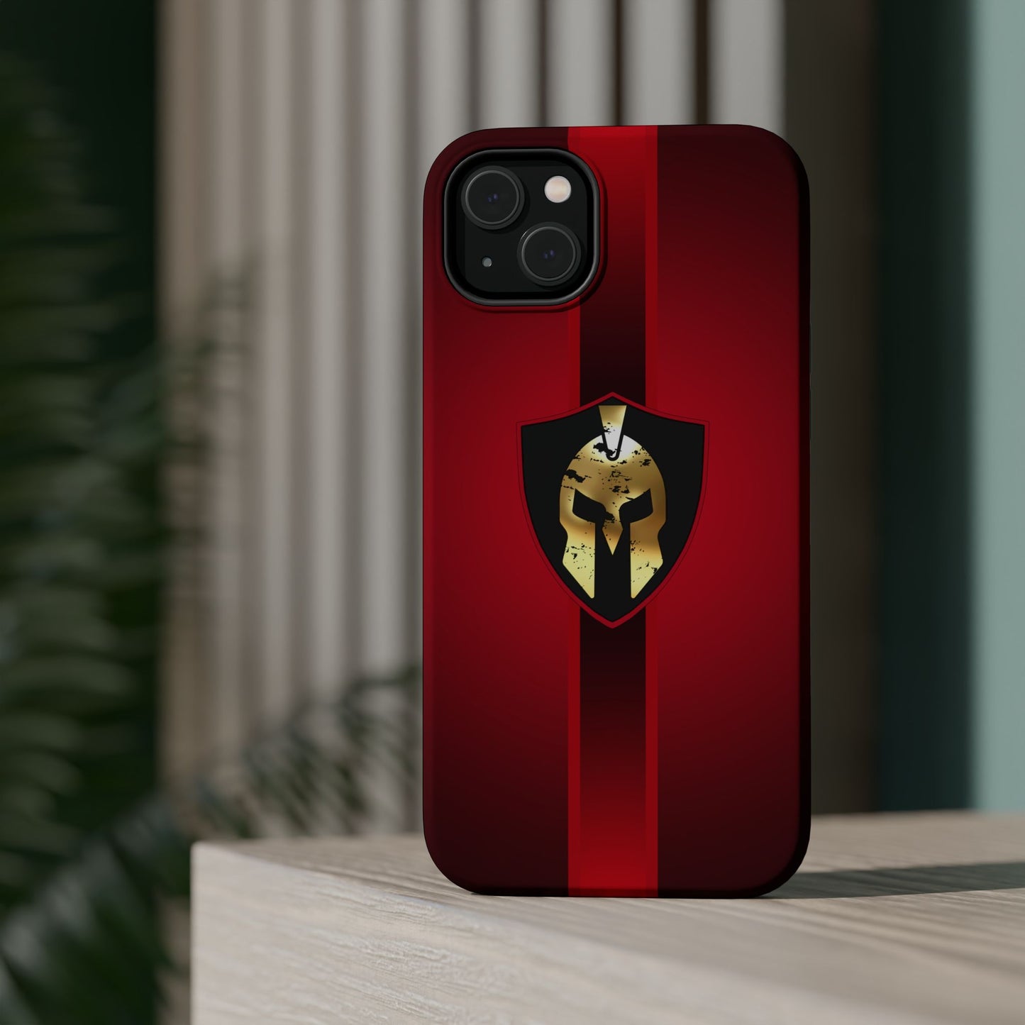 Spartan Helmet Magnetic Impact-Resistant Phone Case