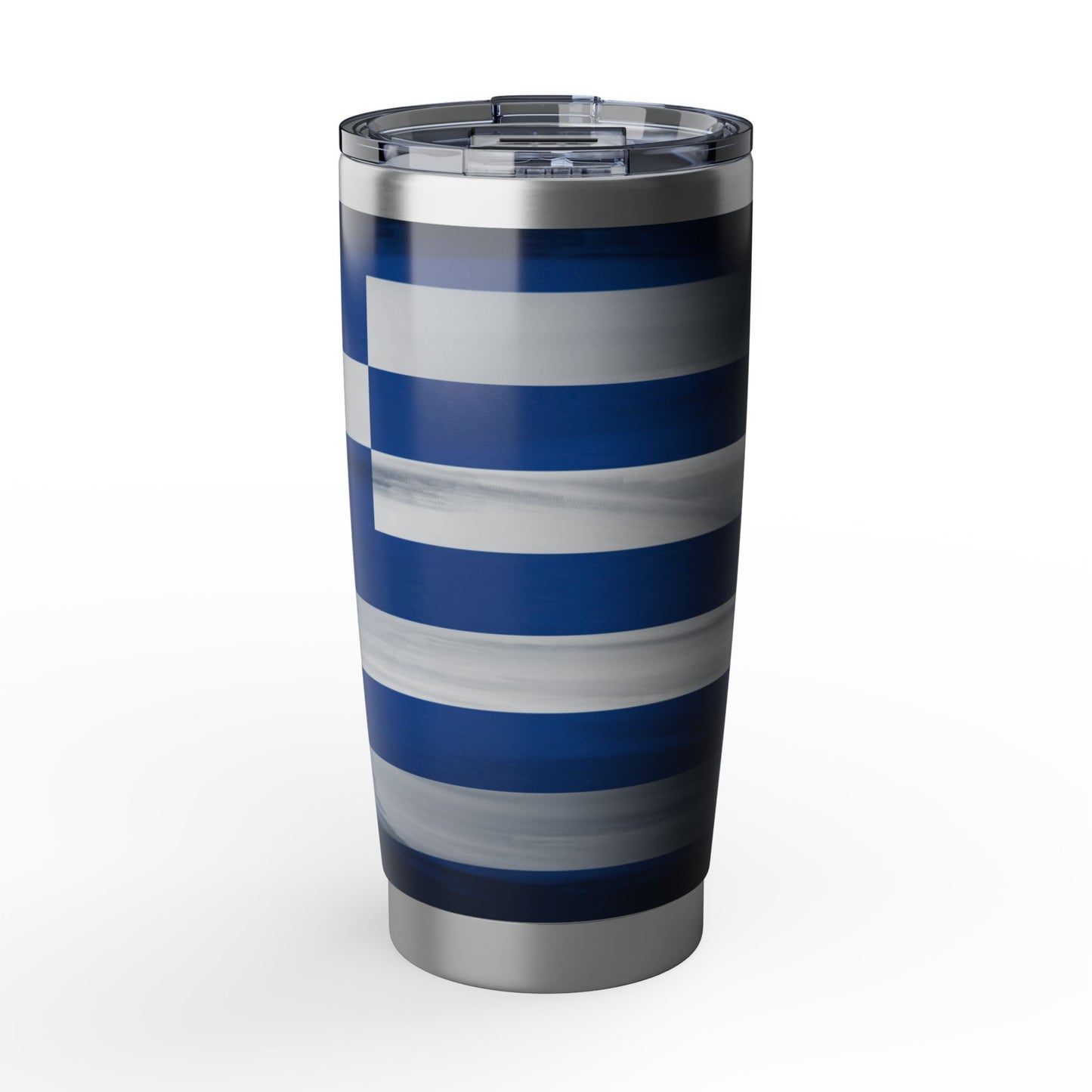 Greece Flag Map 20oz Stainless Steel Tumbler