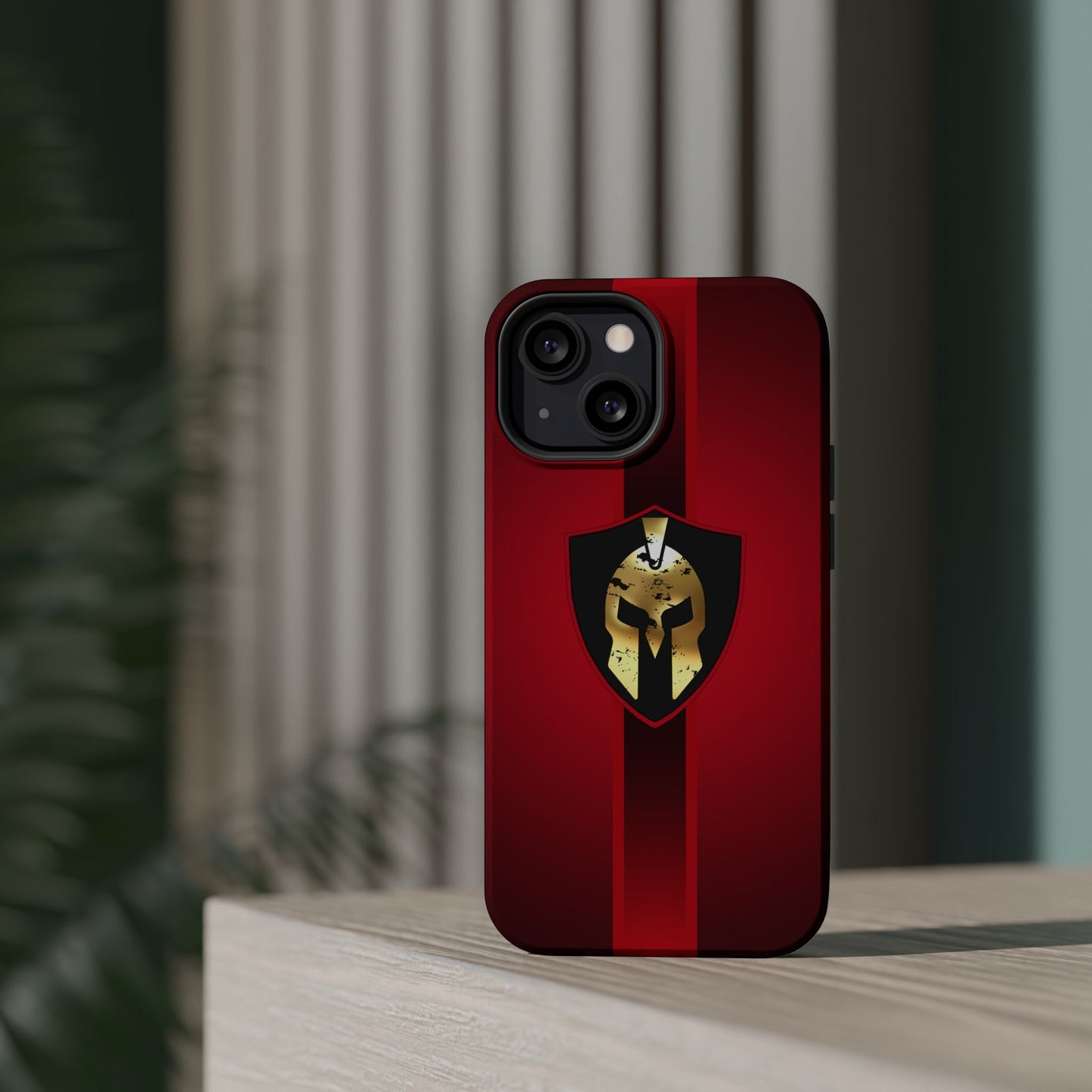 Spartan Helmet Magnetic Impact-Resistant Phone Case