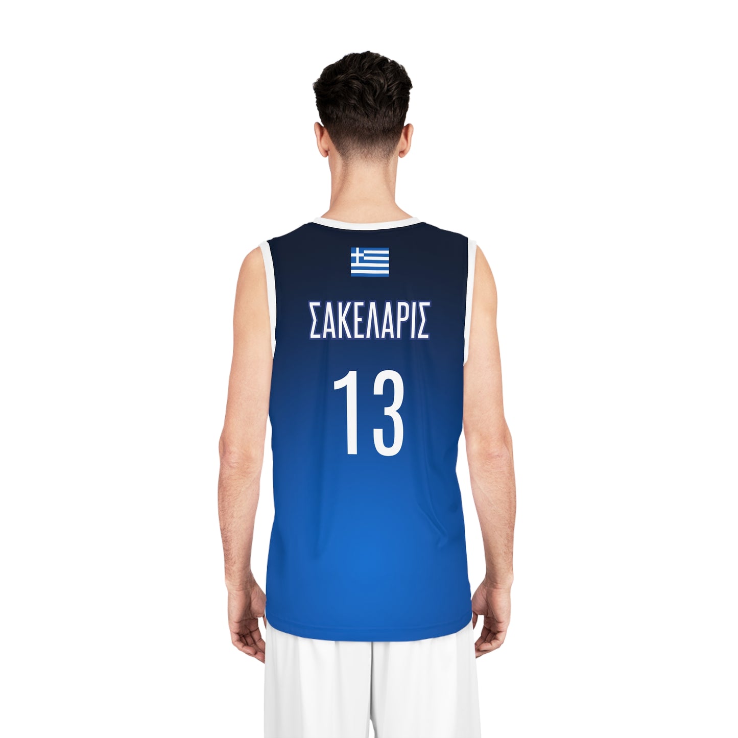 Ellas Blue Basketball Jersey GOYA