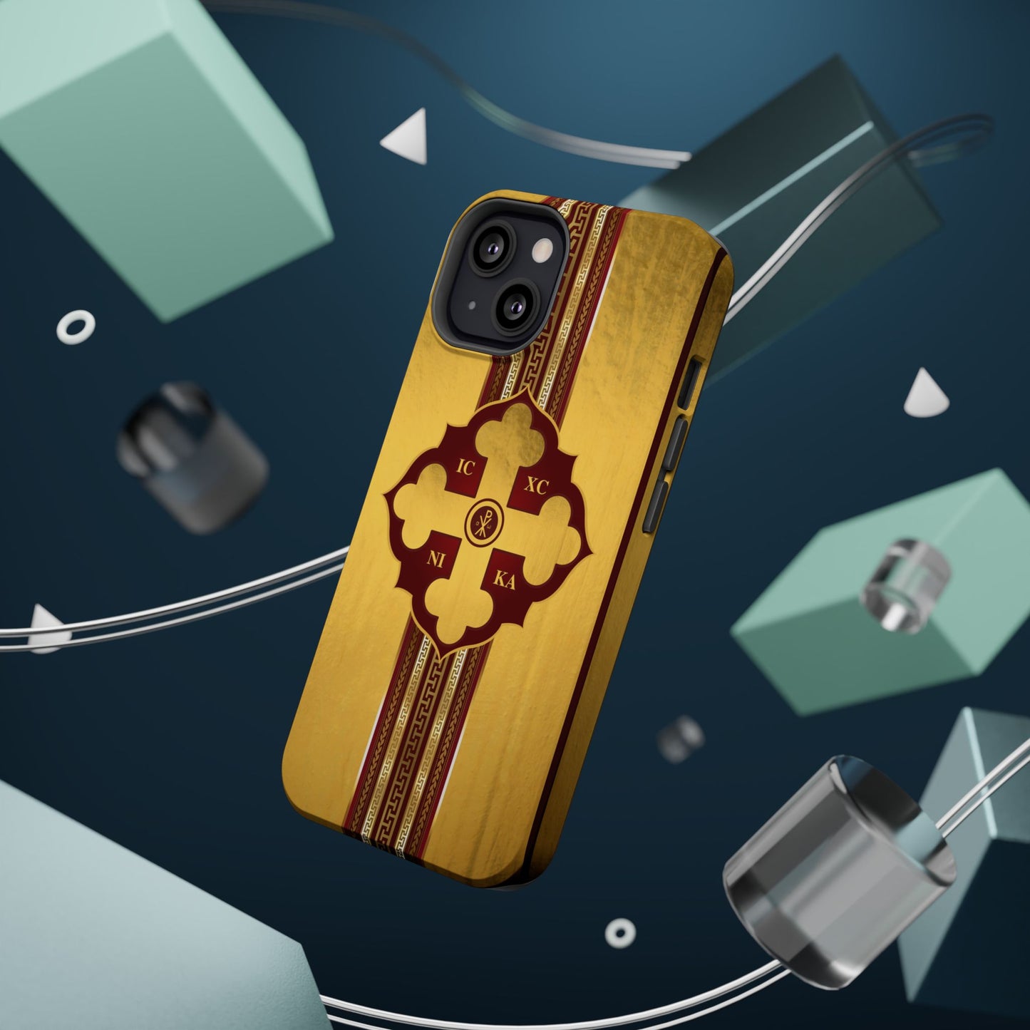 Greek Orthodox Cross Magnetic Impact-Resistant Phone Case