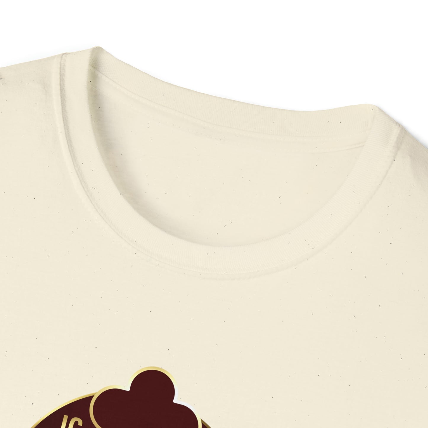 Greek Orthodox Cross Gold Maroon Softstyle T-Shirt