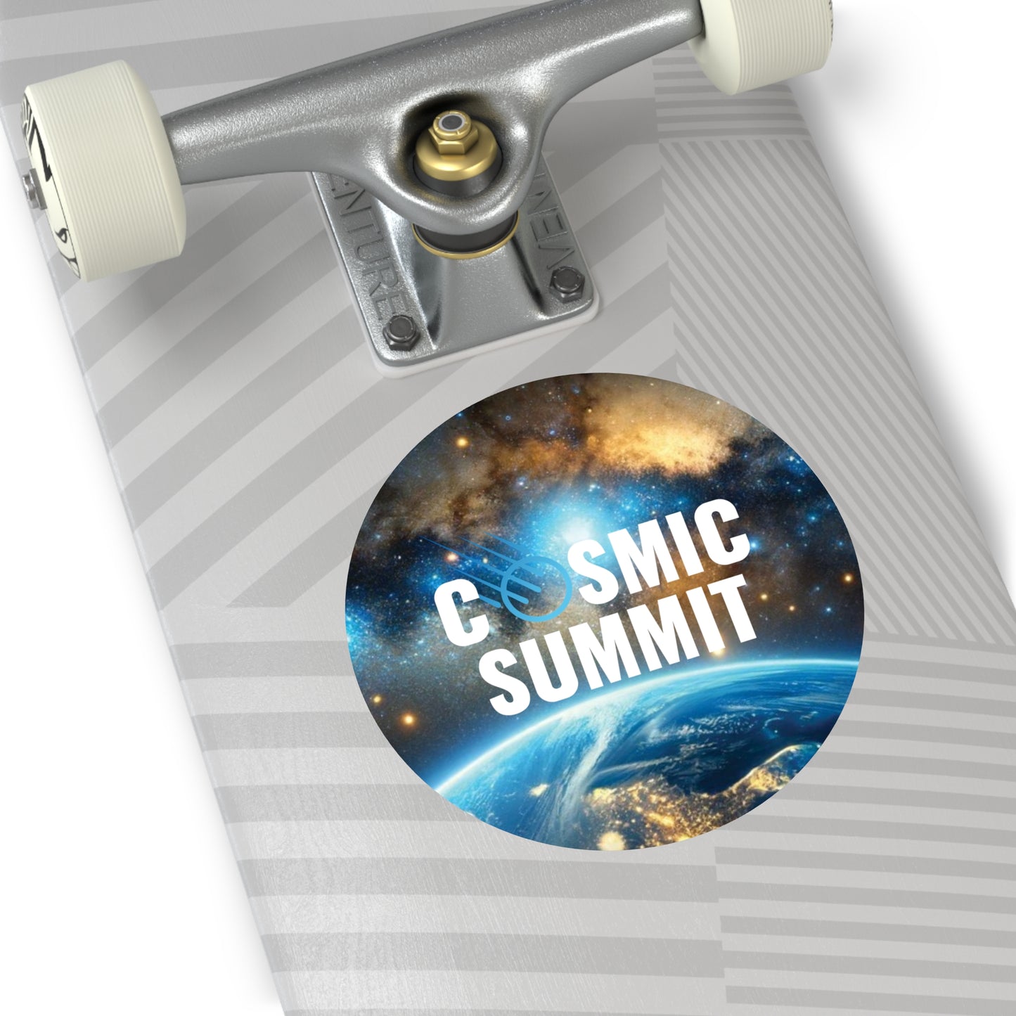 Cosmic Summit Round Vinyl Stickers